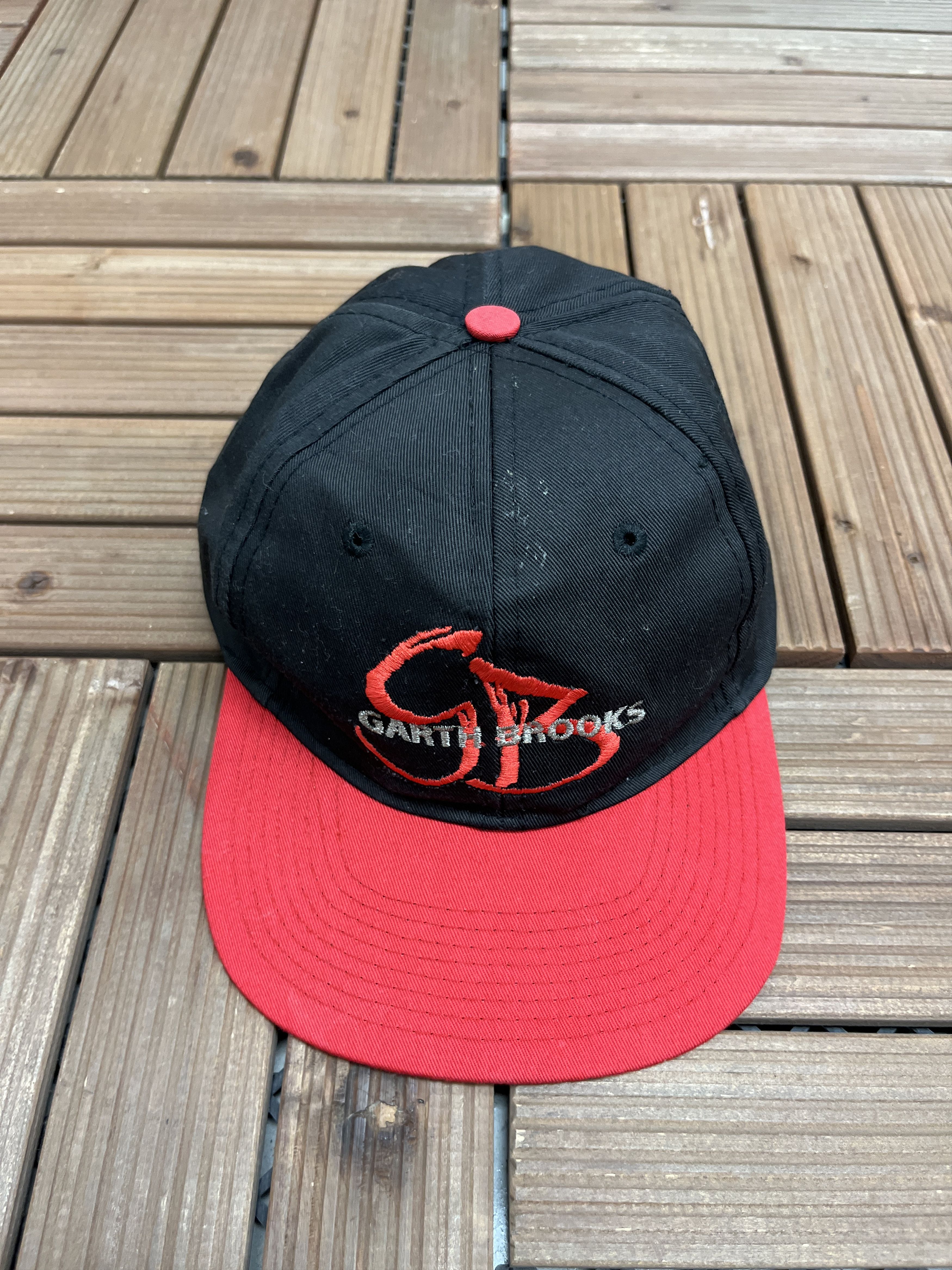 Vintage Garth Brooks You Gotta Believe Vintage Black Snap Back Hat Size ONE SIZE - 2 Thumbnail