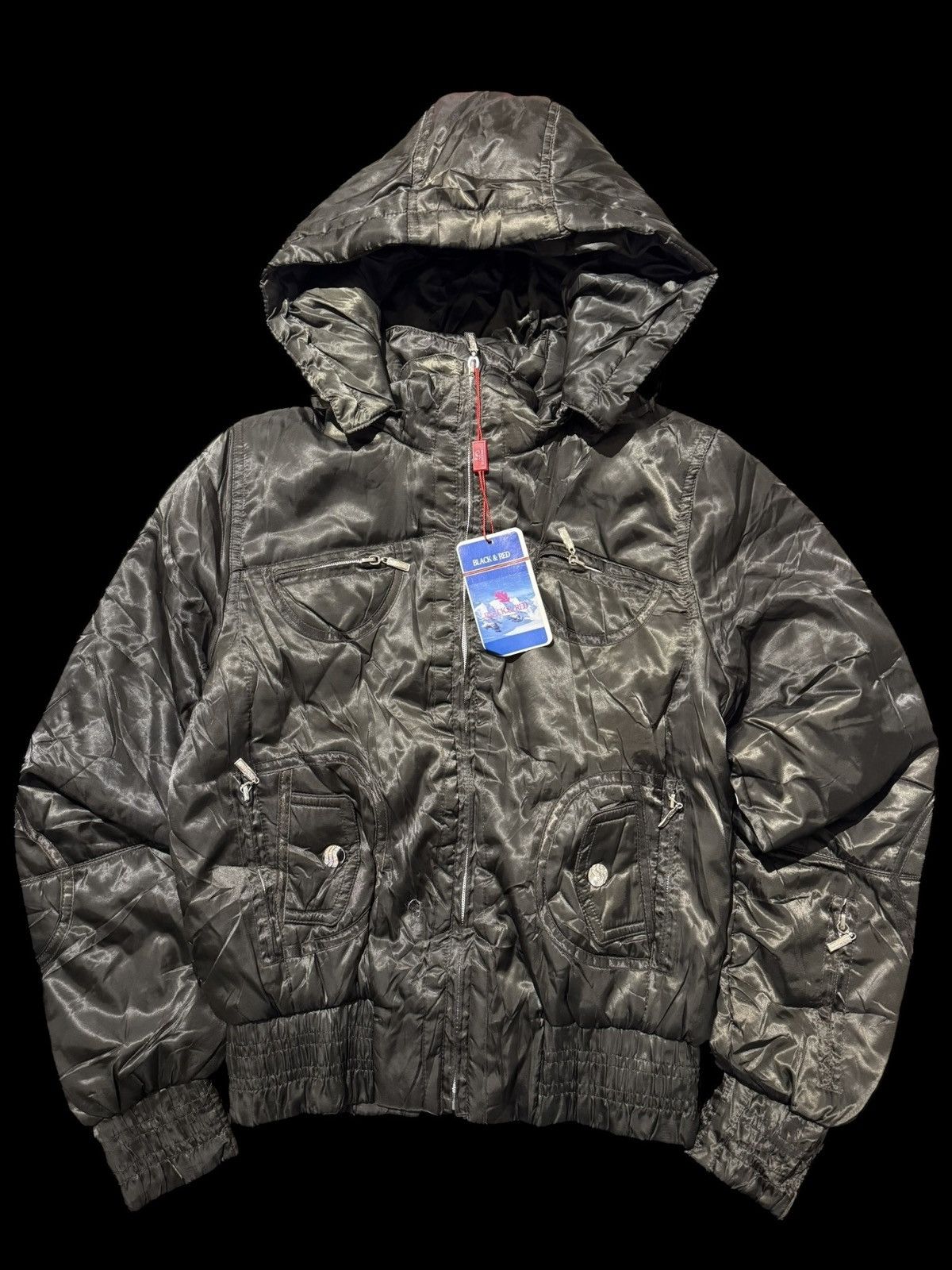 Other Hooded Bomber Jacket Y2K Size L / US 10 / IT 46 - 1 Thumbnail