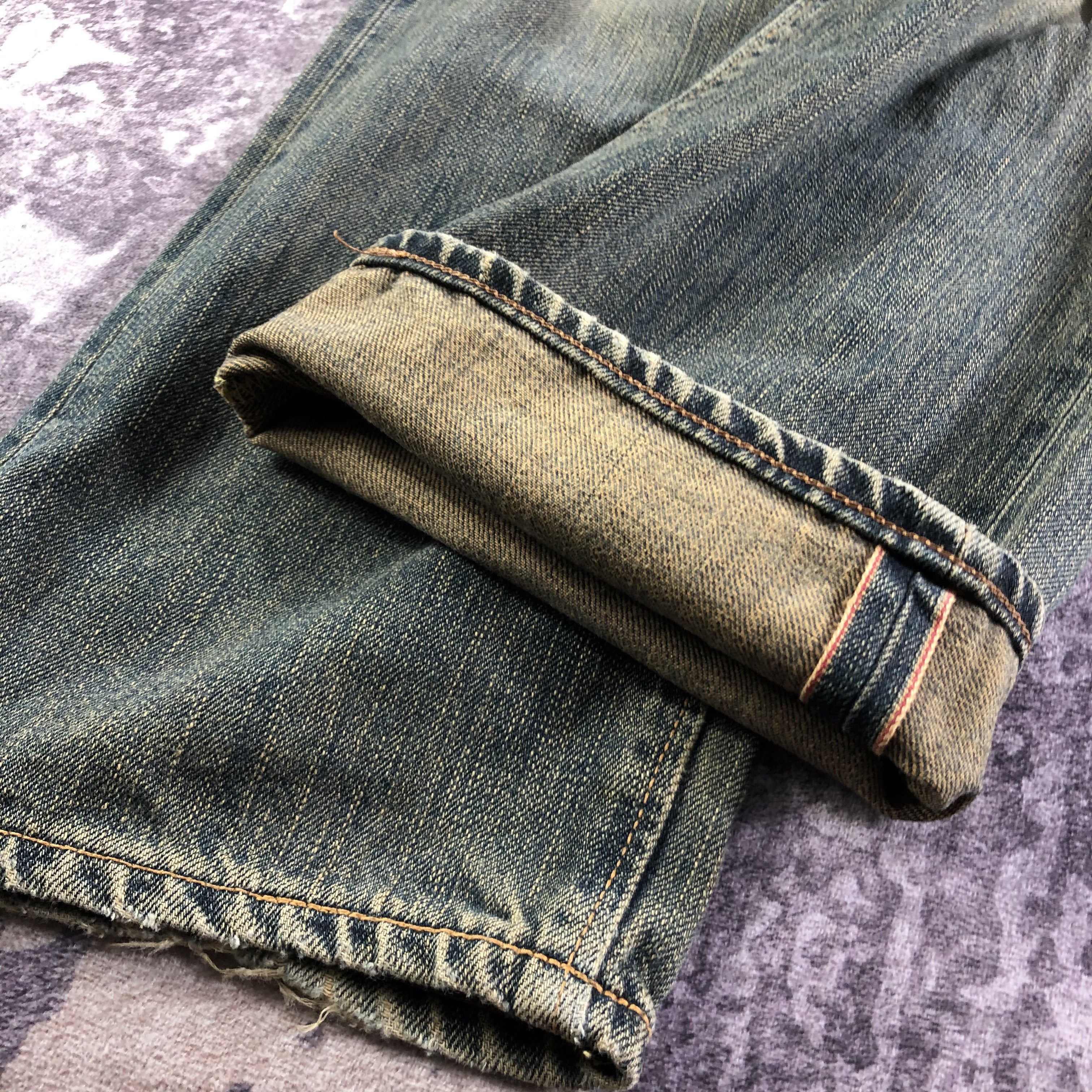 Edwin 90s Vintage Edwin 505 Selvedge Jeans-JM3595 Size US 33 - 8 Thumbnail