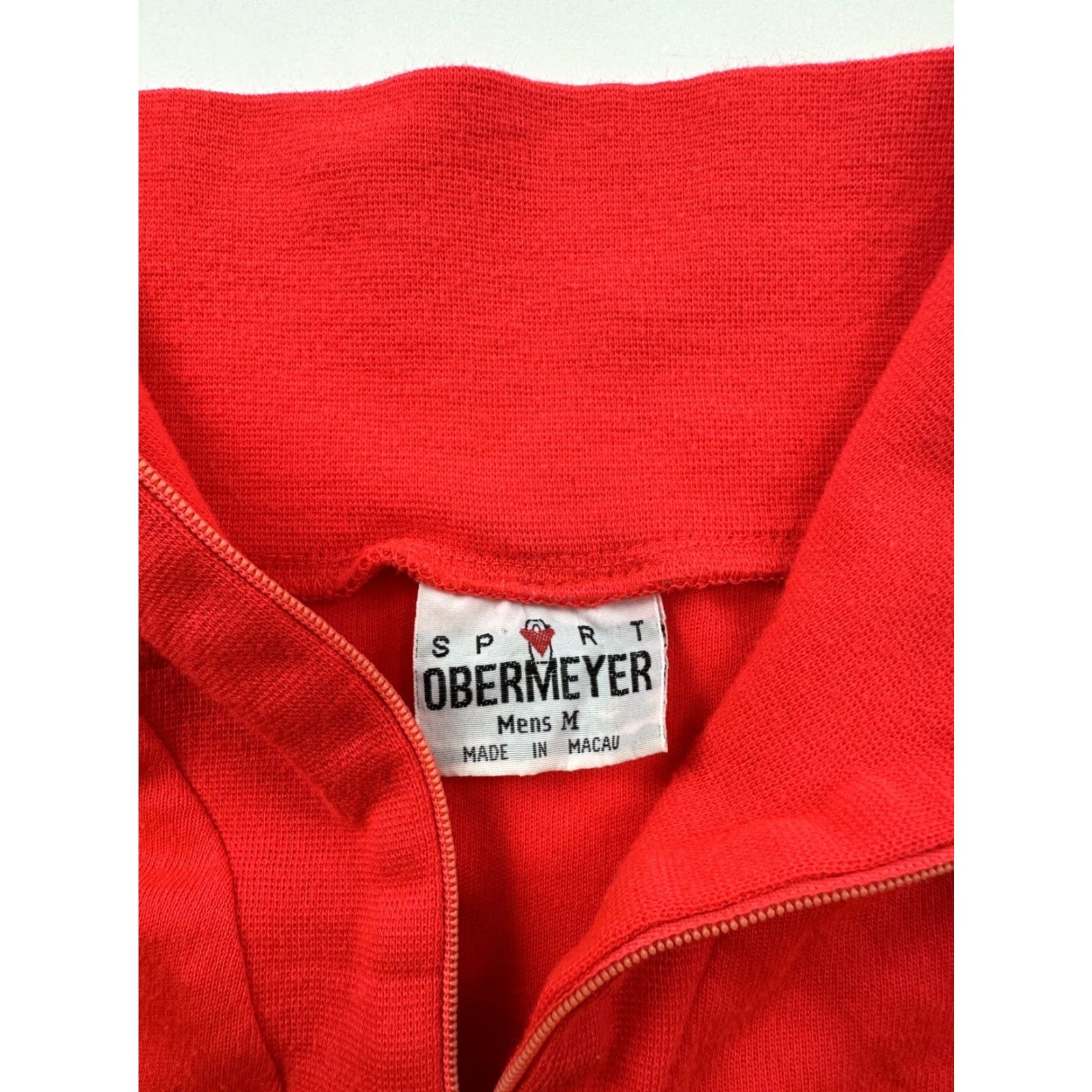 Obermeyer VINTAGE Obermeyer Sweater Mens M Red 1/4 Zip Mock Neck Pullover Knit Zipper Sports Casual Size US M / EU 48-50 / 2 - 3 Thumbnail