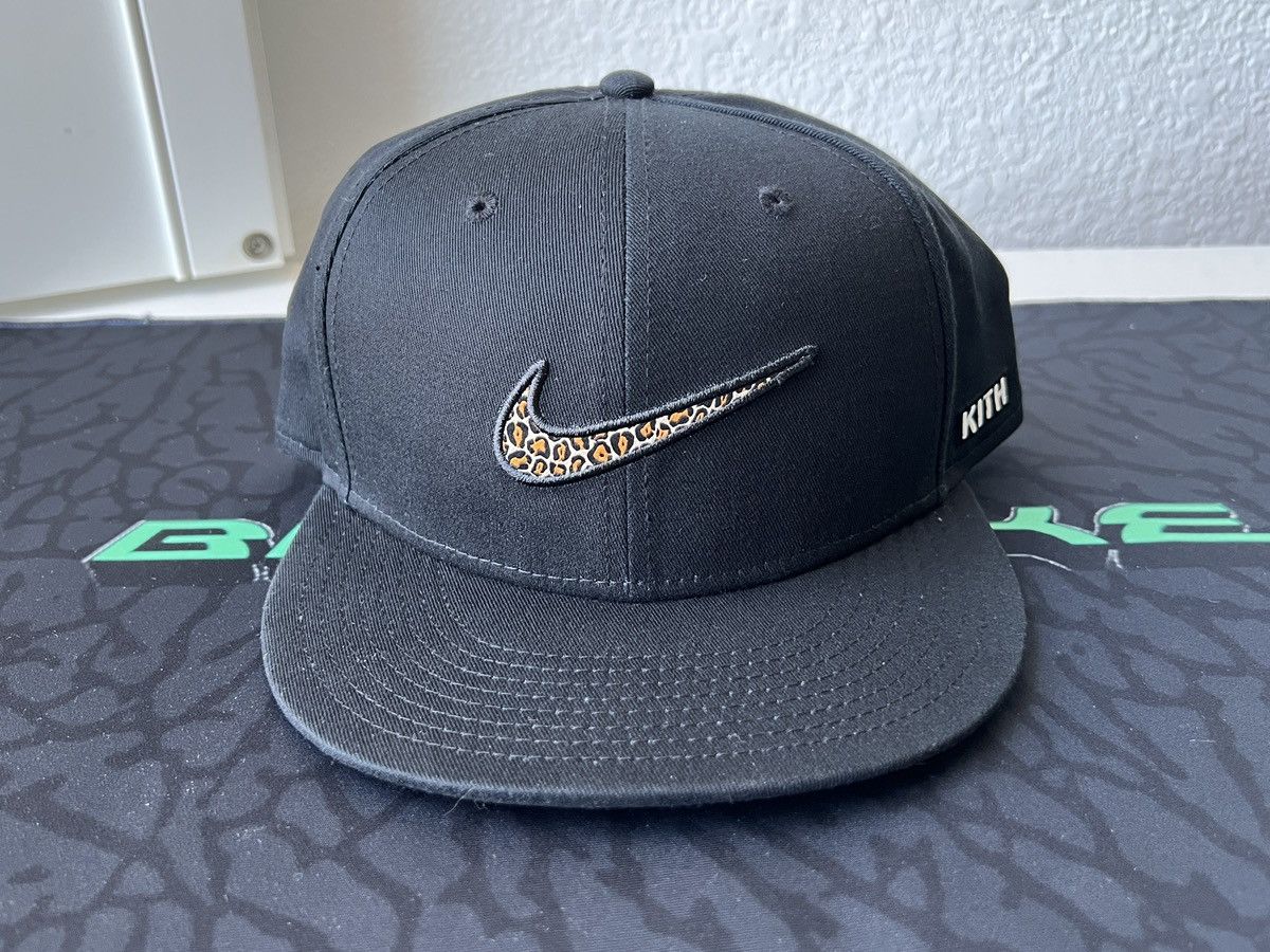 Kith × Nike FW17 - Kith x Nike Swoosh Snapback - Black/Leopard Size ONE SIZE - 1 Thumbnail