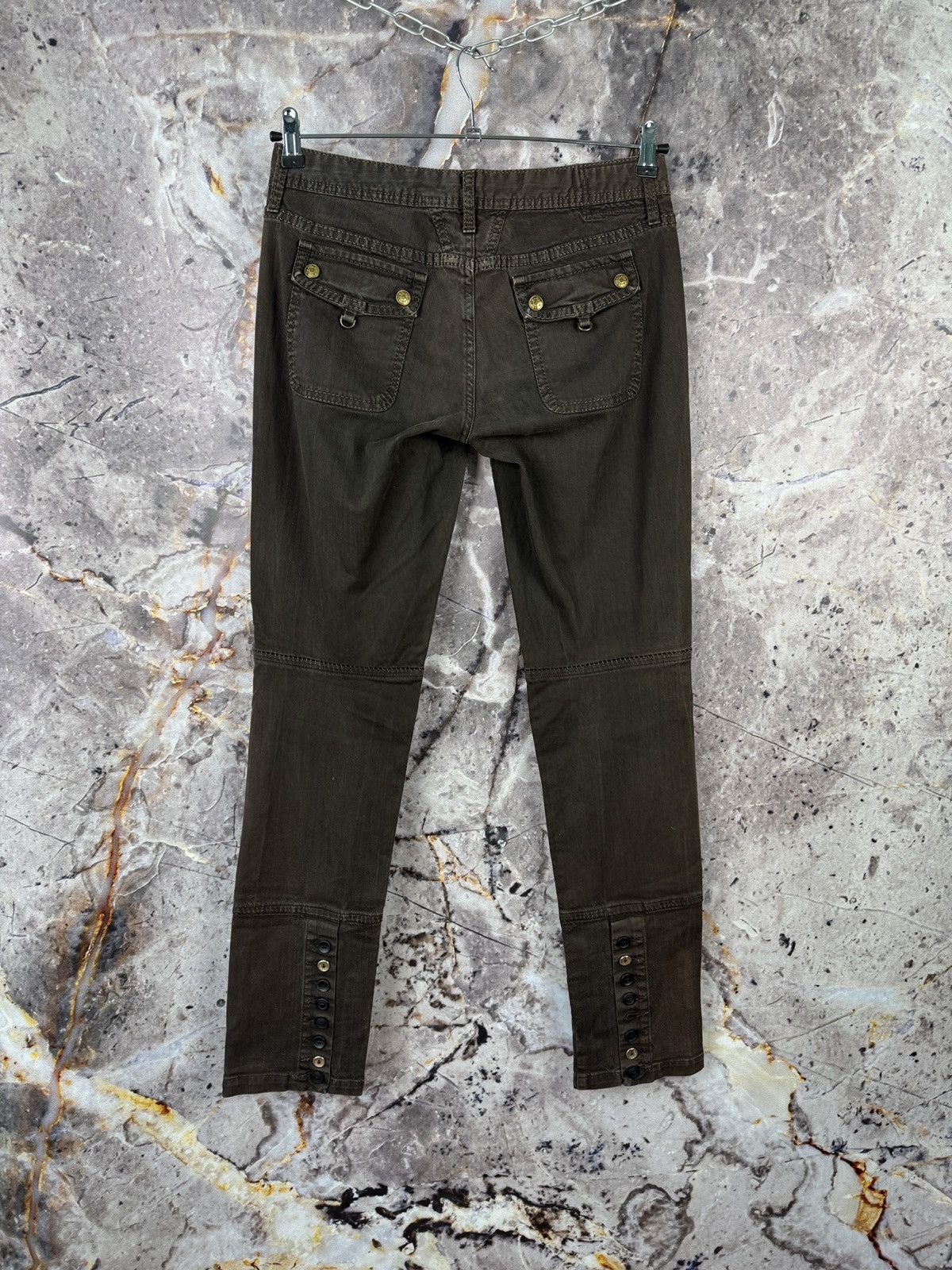 Marithe + Francois Girbaud Marithe Francois Girbaud Vintage Cargo Biker Jeans Size 28" / US 6 / IT 42 - 10 Thumbnail