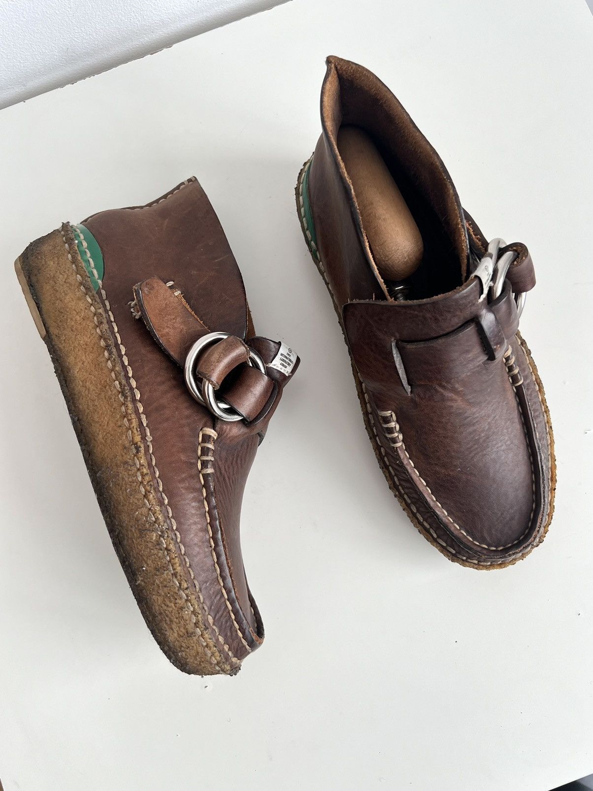 Visvim 🔥Visvim Skynyrd Double Ring Leather Folk Moc Boots Size US 8.5 / EU 41-42 - 9 Thumbnail