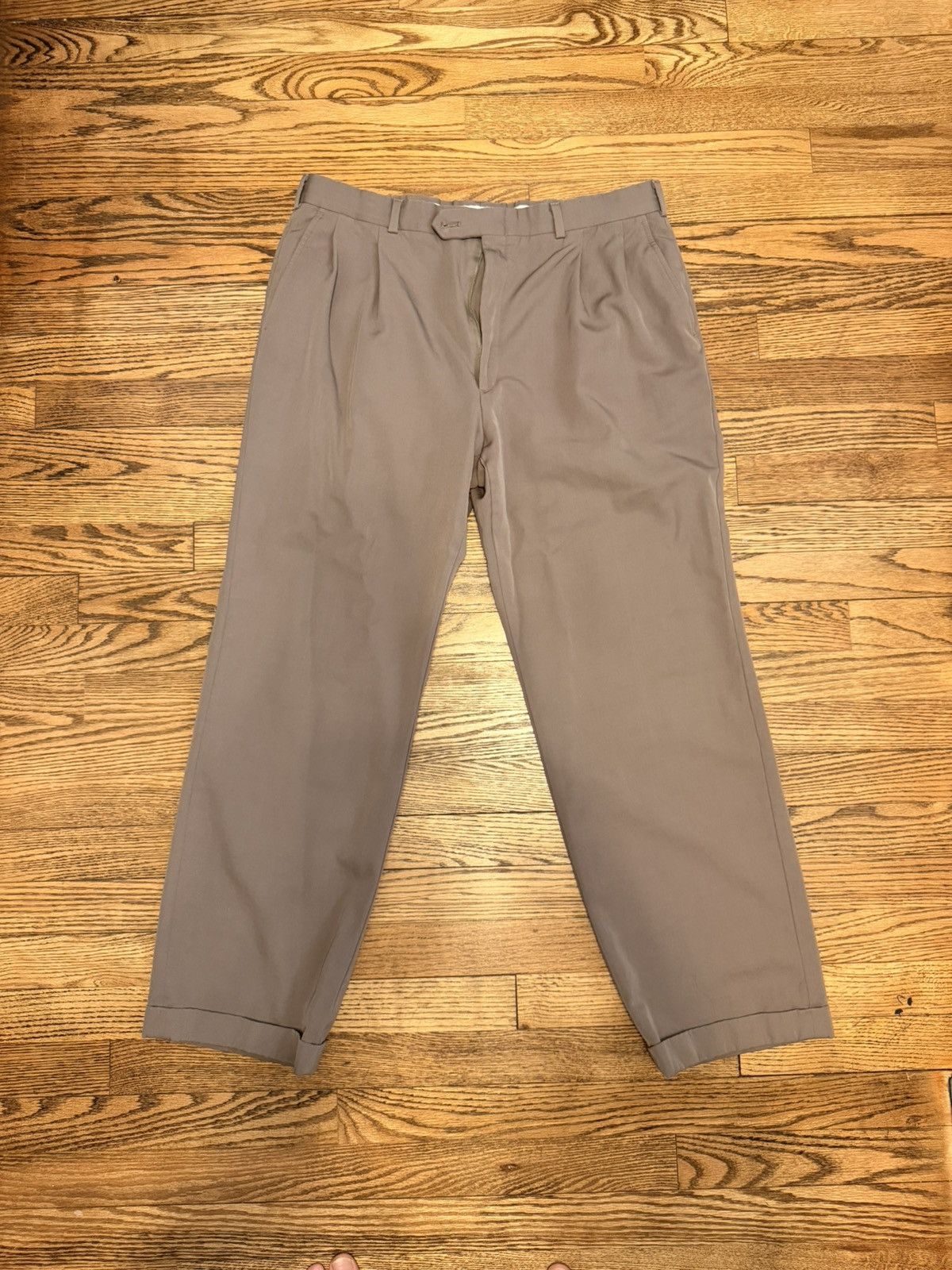 Burberry Vintage Burberrys Men’s Pants Chino Trouser Size 35 Size US 35 - 1 Thumbnail