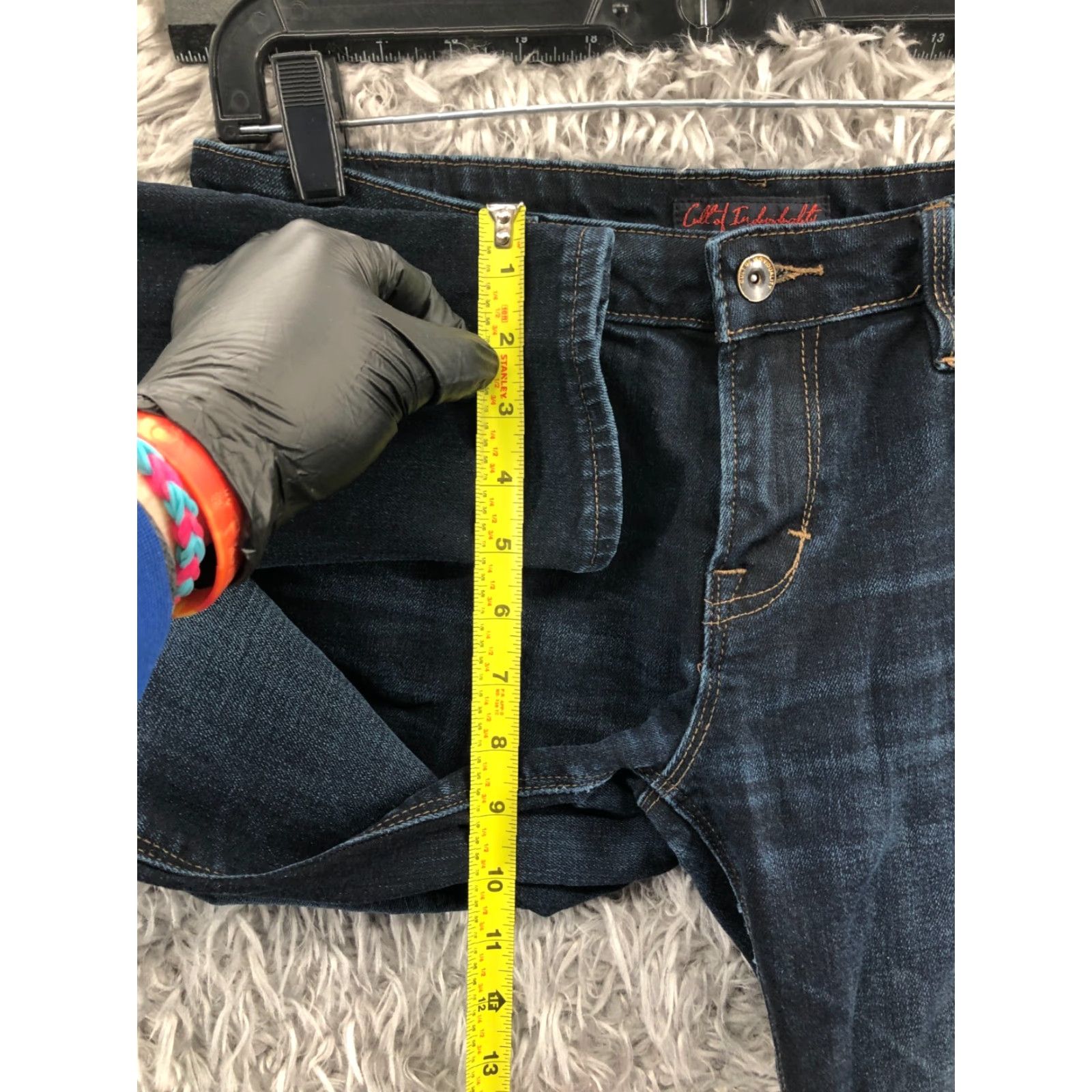 Cult Of Individuality Cult of Individuality ZEN Curvy Slim Skinny Jeans Dark Wash Blue Size 30 Jeans Women Slim Blue 30 Inseam 30 Size 30" / US 8 / IT 44 - 4 Thumbnail