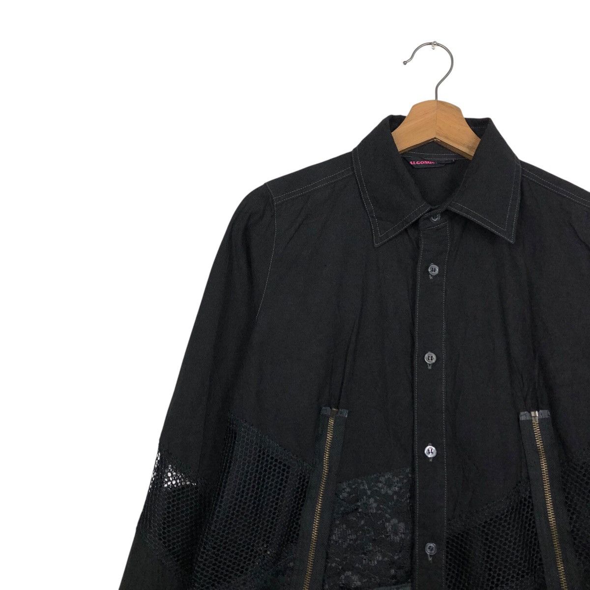 Japanese Brand 📌Punk Design Shirt Jacket Button Algonquins Over Design Size US M / EU 48-50 / 2 - 8 Thumbnail