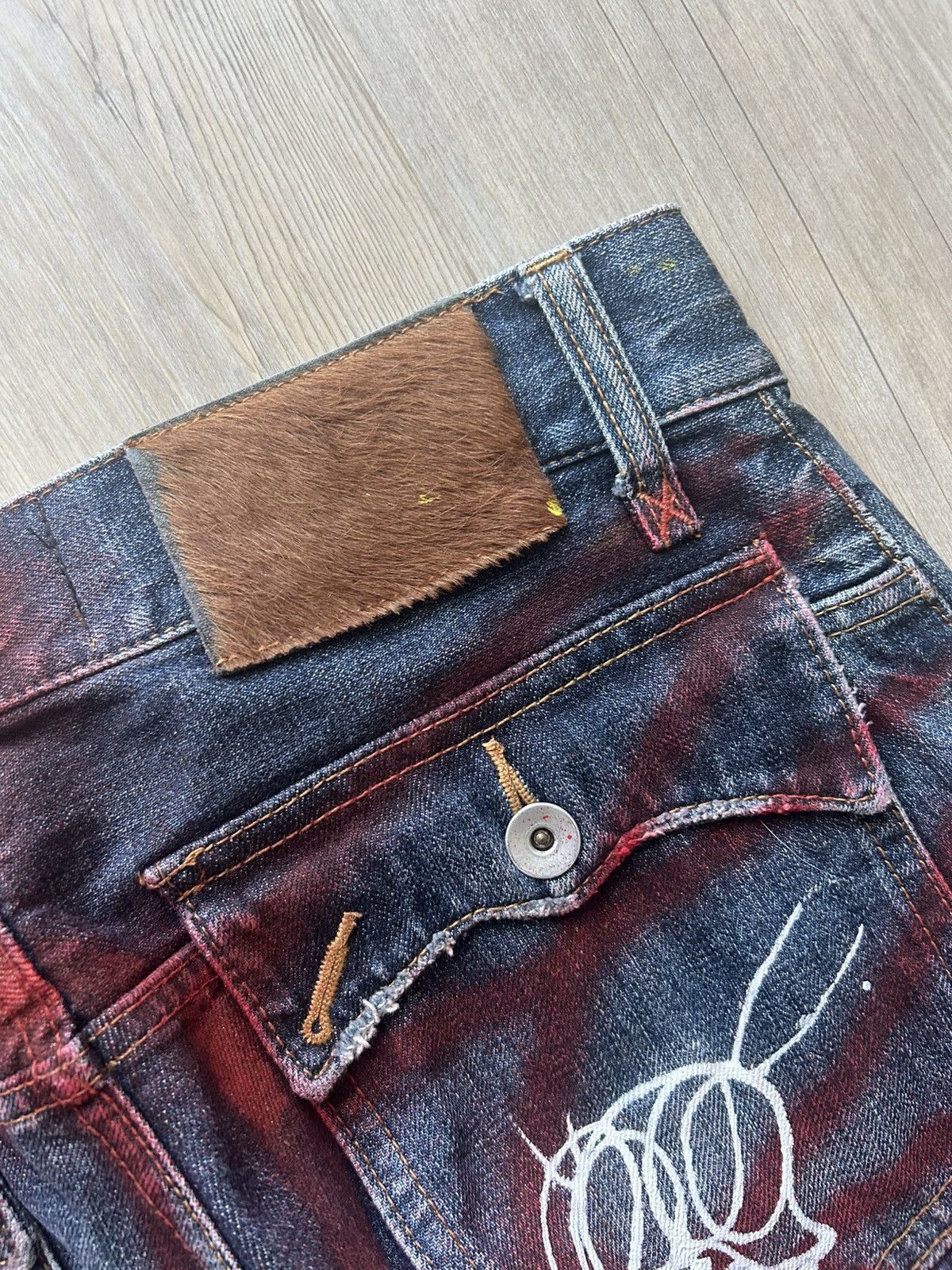 Skoloct Skoloct 1 of 1 painted denim Size US 29 - 5 Thumbnail