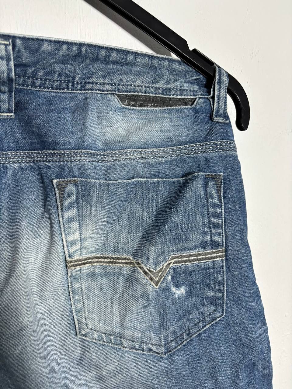 Diesel VTG Diesel Distressed Y2K Crazy Crop Denim Shorts Size US 32 / EU 48 - 7 Thumbnail