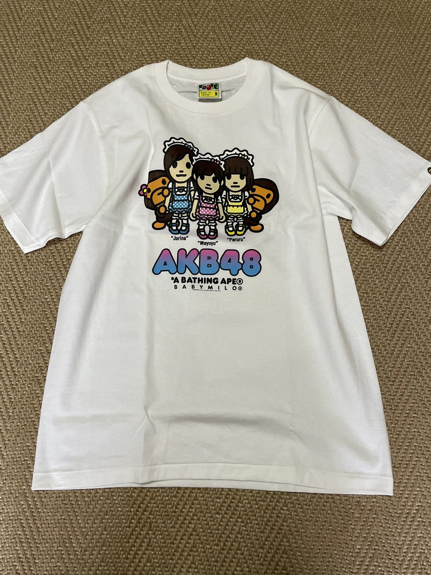 Bape BAPE X AKB48 Jurina Mayuyu Paruru SS T-shirt M New Rare Size M / US 6-8 / IT 42-44 - 4 Thumbnail