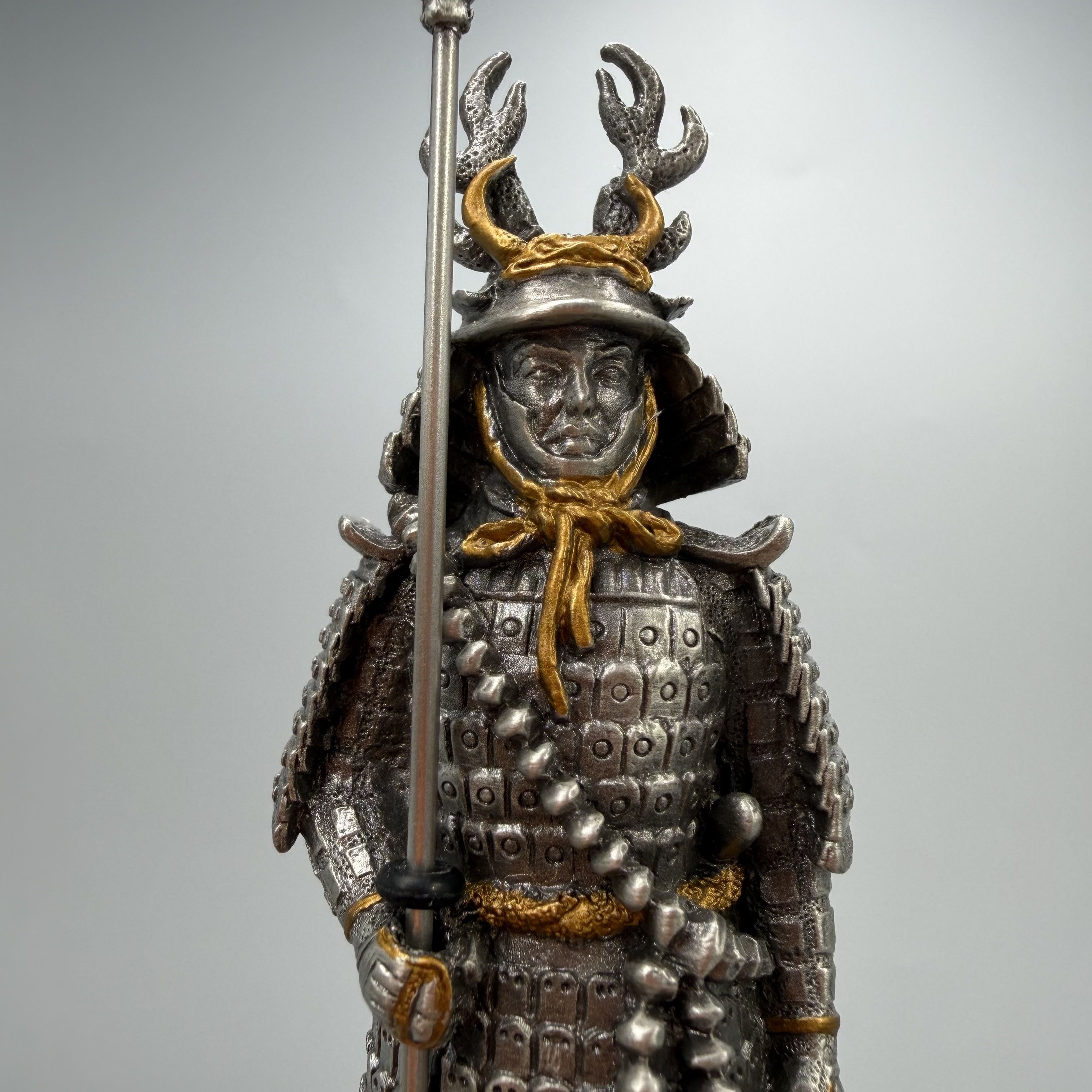Other Honda Tadakatsu Samurai Figurine Miniature Tin Pewter Size ONE SIZE - 1 Thumbnail