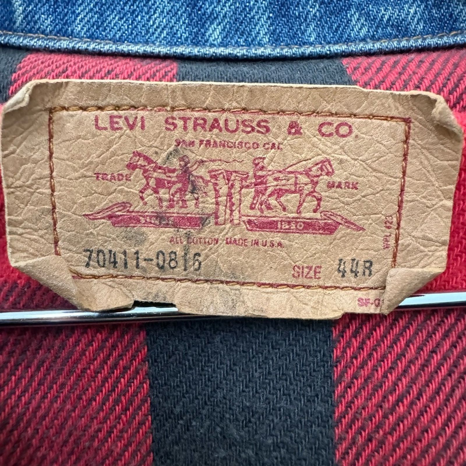 Levi's VTG Levi’s denim jacket Size US L / EU 52-54 / 3 - 2 Thumbnail