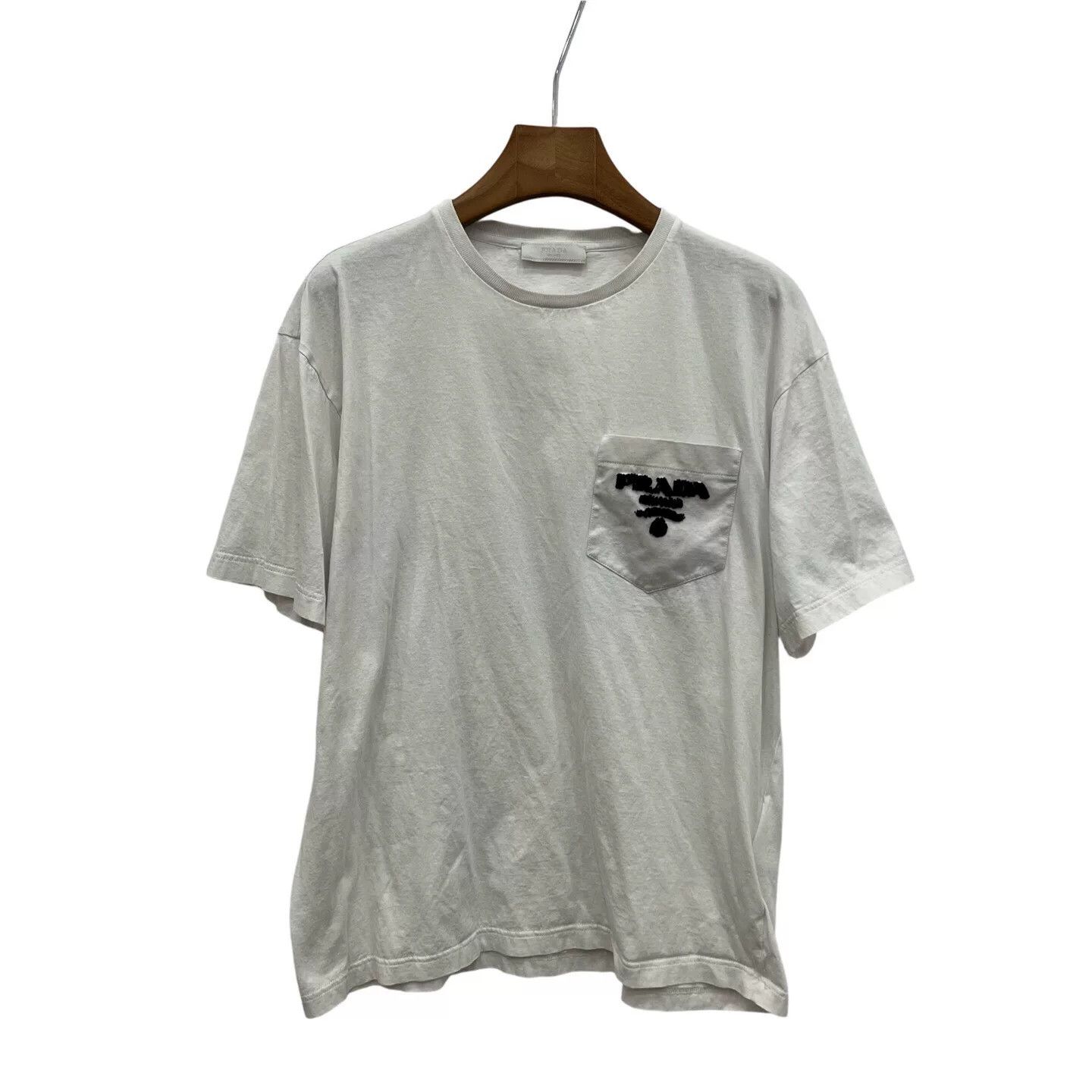 Prada Prada Embroidered White T-Shirt xl Men Size US XL / EU 56 / 4 - 1 Thumbnail