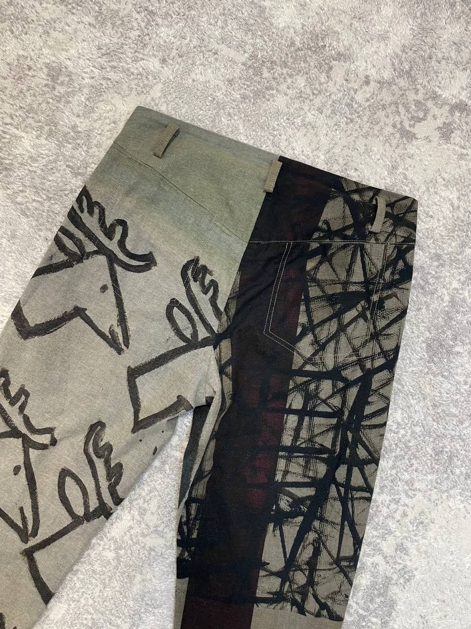 Annette Görtz Avant-Garde Art Print Pants, Cubist, Germany