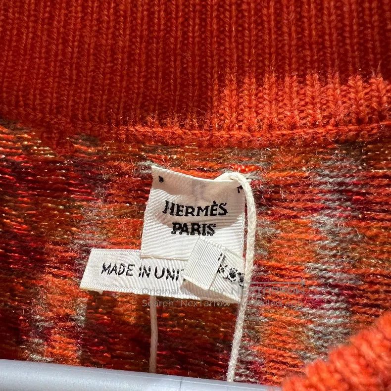 Hermes Hermes Houndstooth cashmere detachable scarf Size XXS / US 00 / IT 34 - 3 Thumbnail