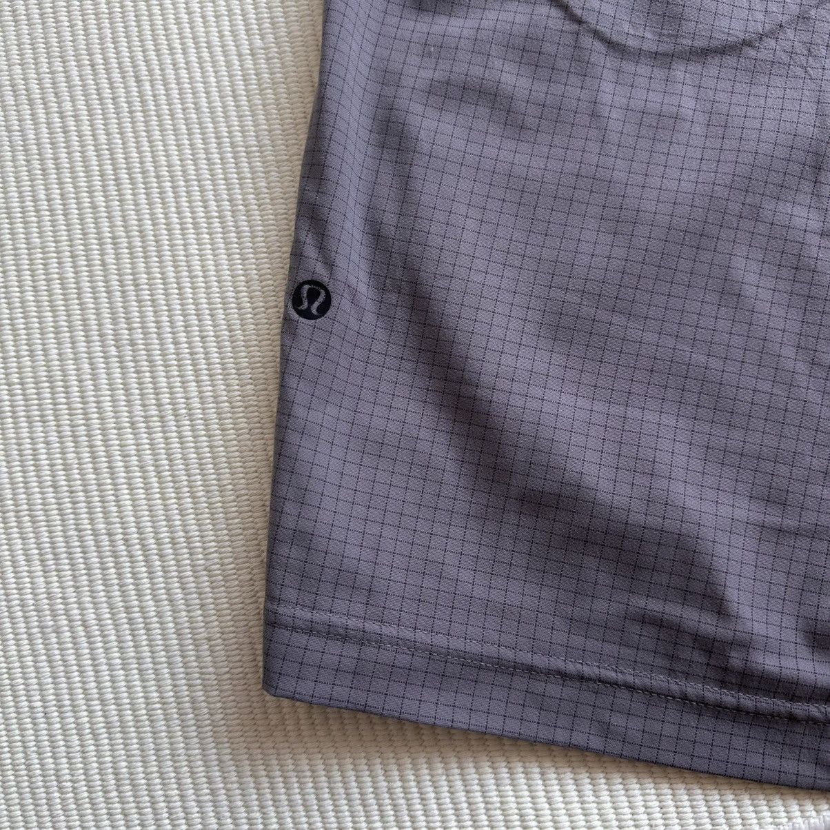 Lululemon Lululemon Gray Grid Check Print Chino Stretch Golf Shorts Size US 36 / EU 52 - 6 Thumbnail