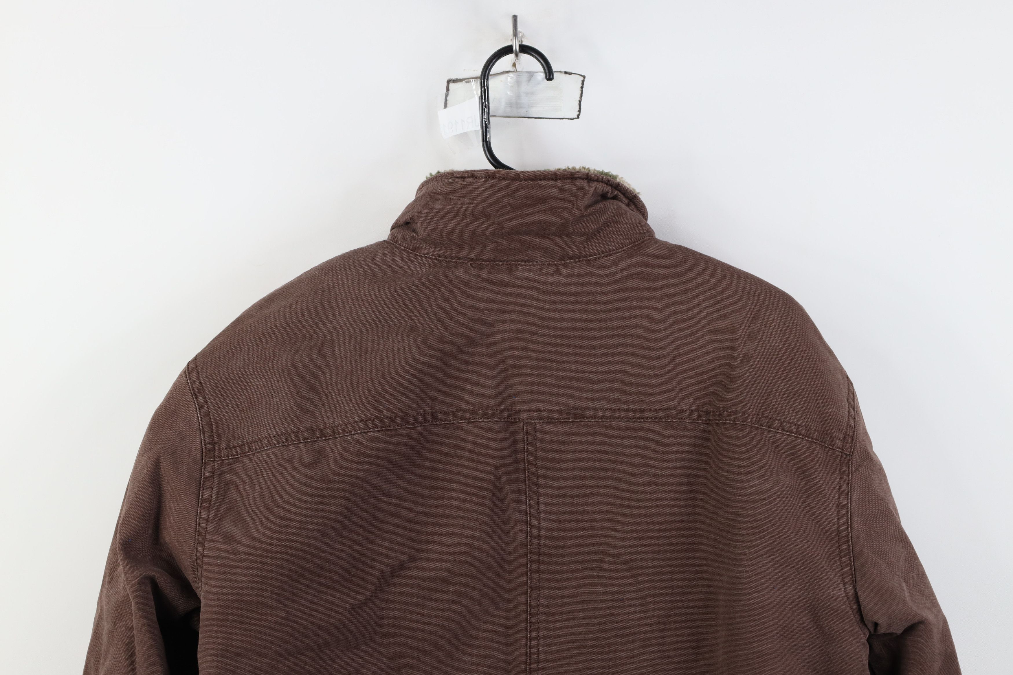 Cabelas Vintage Cabelas Camouflage Fleece Lined Canvas Bomber Jacket Size US M / EU 48-50 / 2 - 17 Thumbnail