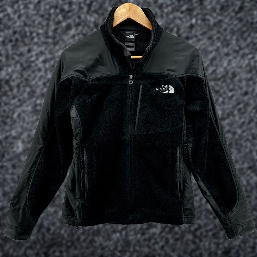 The North Face The North Face Fleece Jacket Black Women's Small Long Sleeve Zip Full Zip Regular Fit Casual Winter Jacket Size S / US 4 / IT 40 - 1 Thumbnail