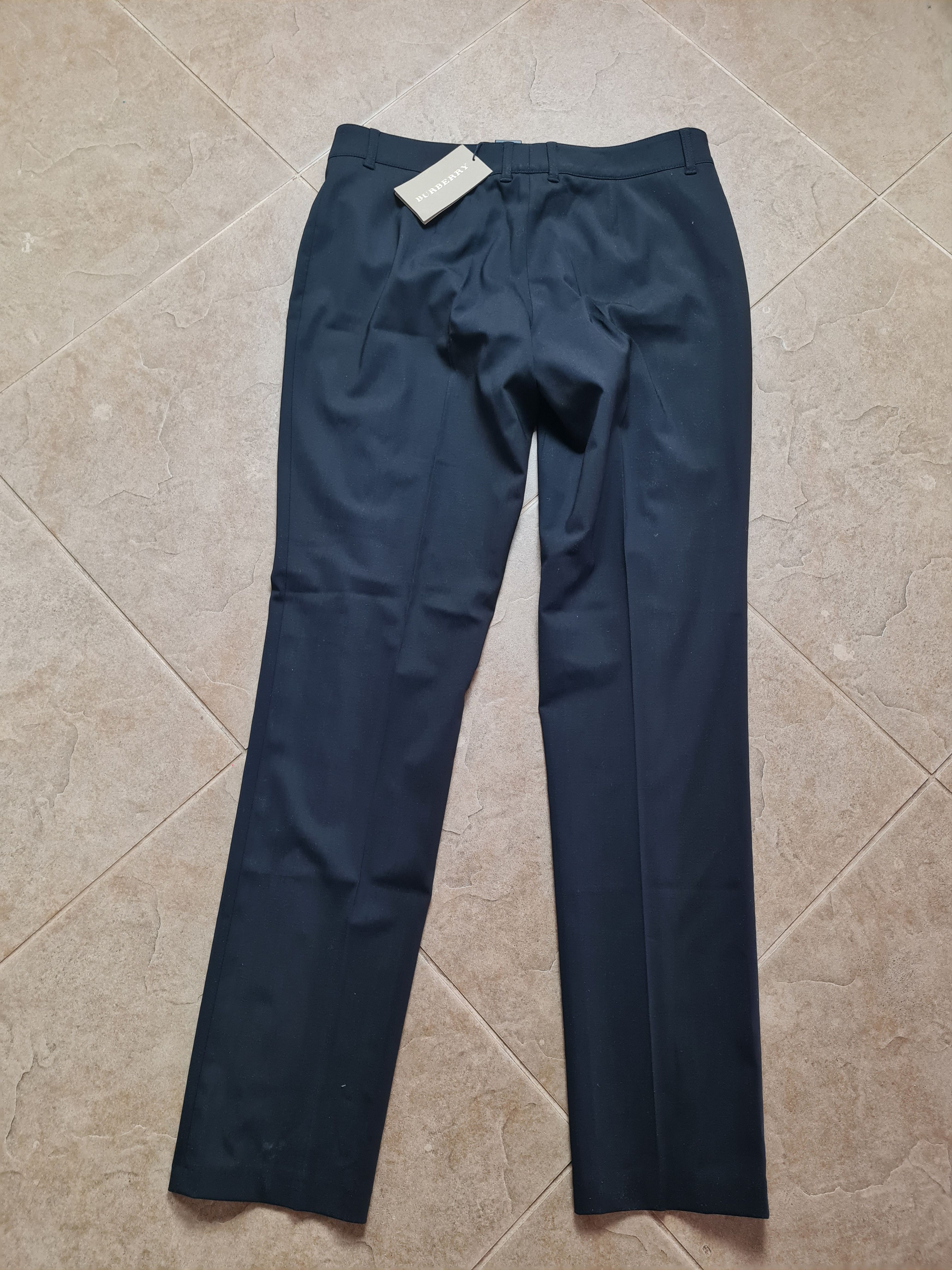 Burberry Vintage Pant Burberry London Wool Black Dress womens Pants Size 32" / US 10 / IT 46 - 7 Thumbnail