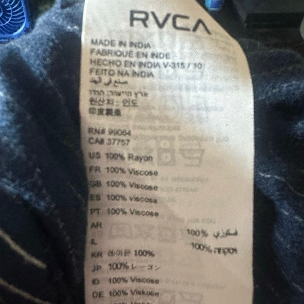 RVCA RVCA “Jury’s Out” Blue Romper | Casual Chic One-Piece Size 25" / US 0 / IT 36 - 11 Thumbnail