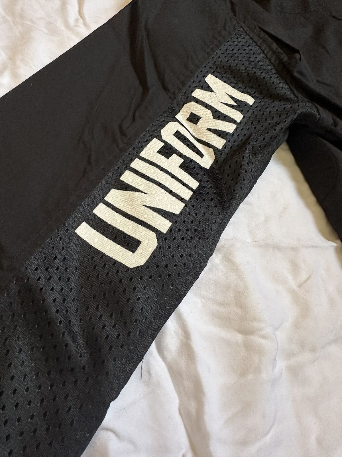 uniform experiment Deadstock U.E. Mesh Panel LS BD Shirt Made In Japan Size US XL / EU 56 / 4 - 4 Thumbnail