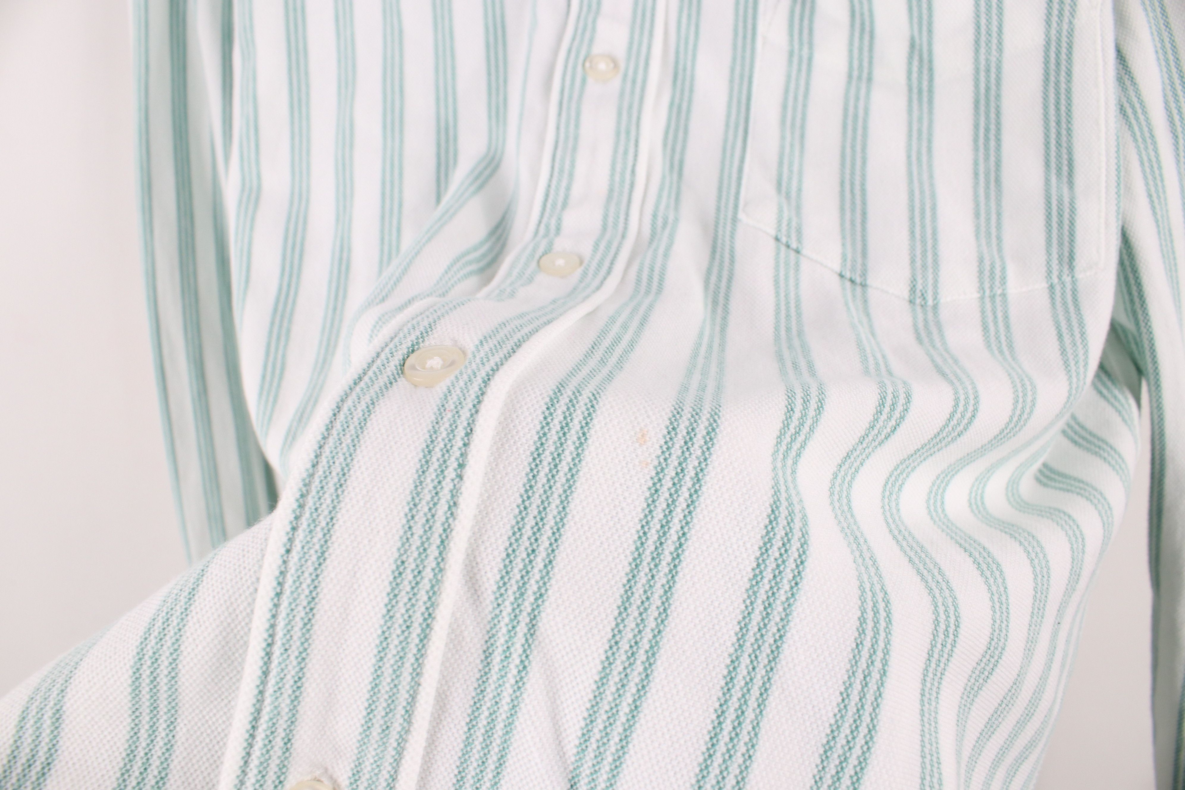 Bonobos × Vintage Bonobos Fit Striped Knit Collared Button Down Shirt Cotton Size US M / EU 48-50 / 2 - 5 Thumbnail