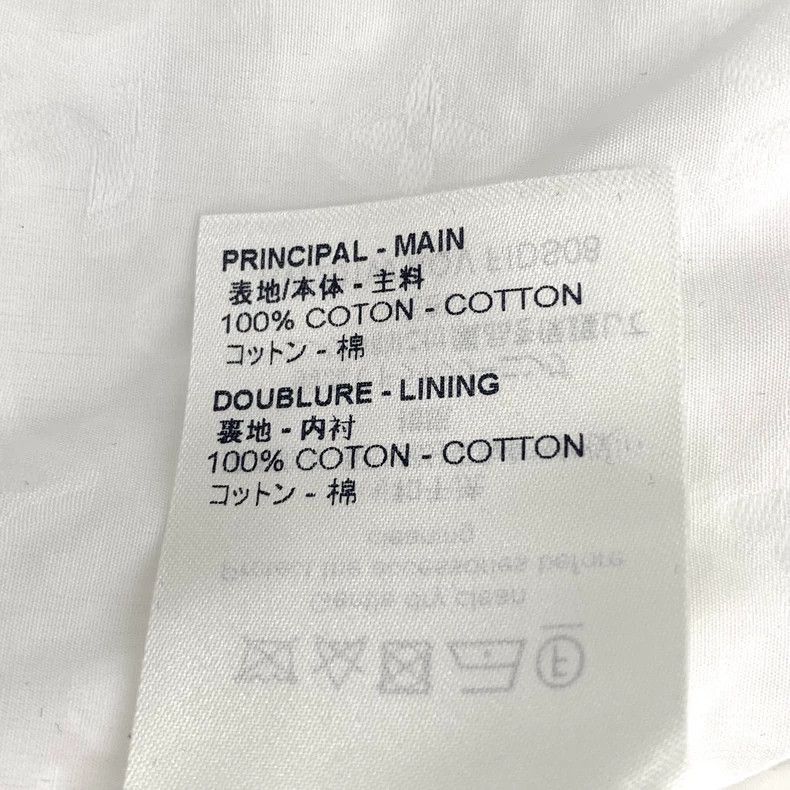 Louis Vuitton Louis Vuitton White logo full-print cotton lace short-slee Size M / US 6-8 / IT 42-44 - 8 Thumbnail