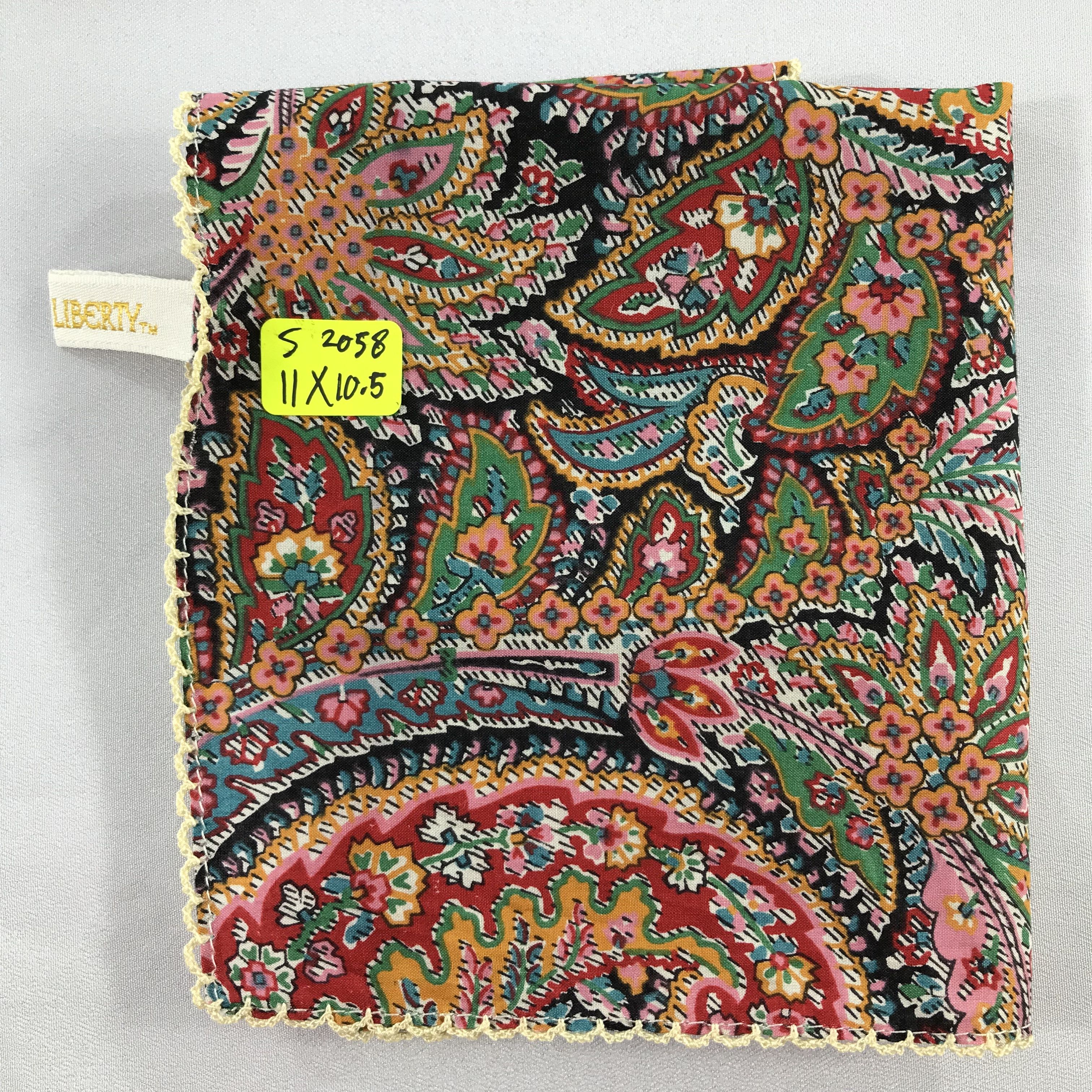 Liberty × Vintage Liberty Bandana / Handkerchief / Neckerchief - S2058 Size ONE SIZE - 4 Thumbnail