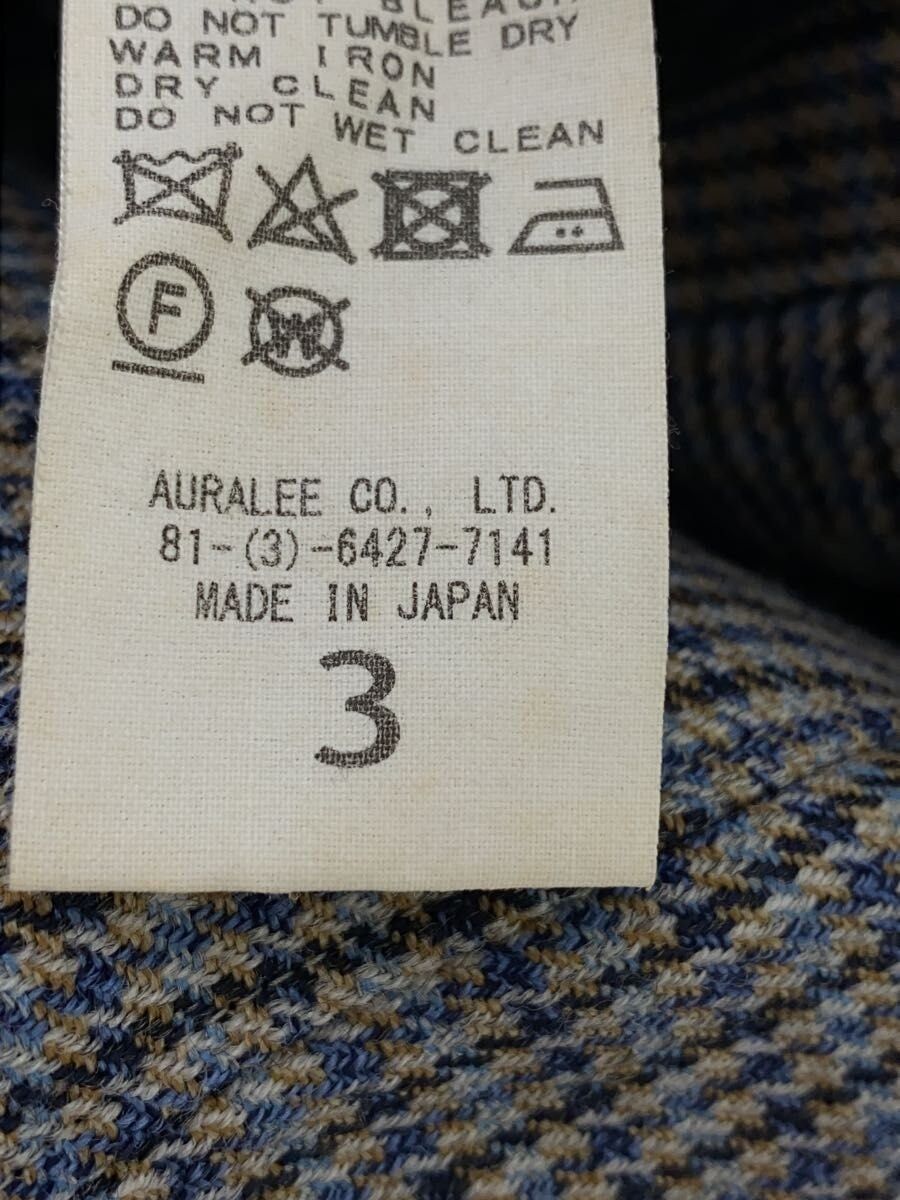 Auralee AW20 Checkered Zip Jacket Size US XL / EU 56 / 4 - 4 Thumbnail