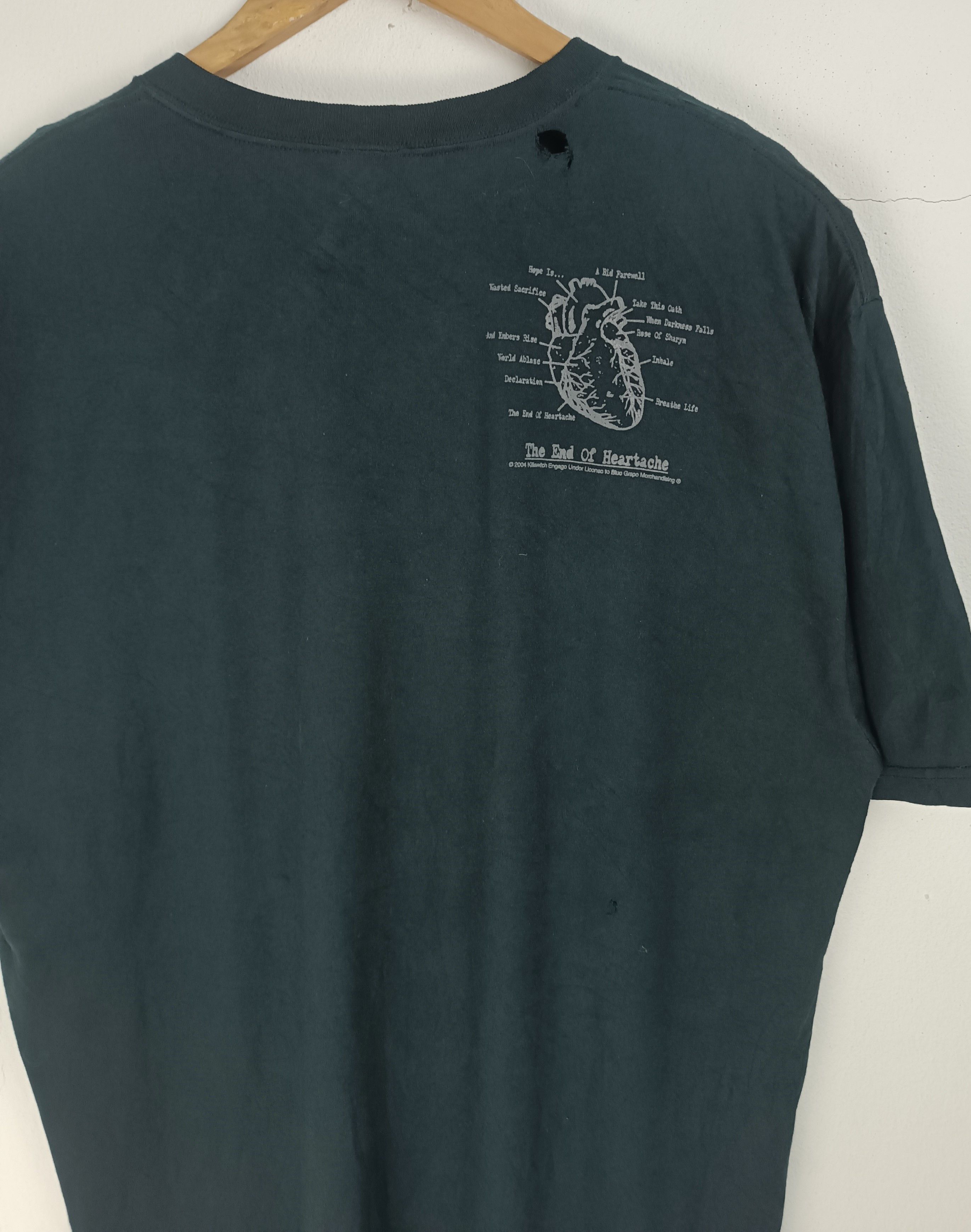 Band Tees THRASHED FADED VINTAGE Y2K KILLSWITCH ENGAGE TEE TRIVIUM Size US XL / EU 56 / 4 - 13 Thumbnail