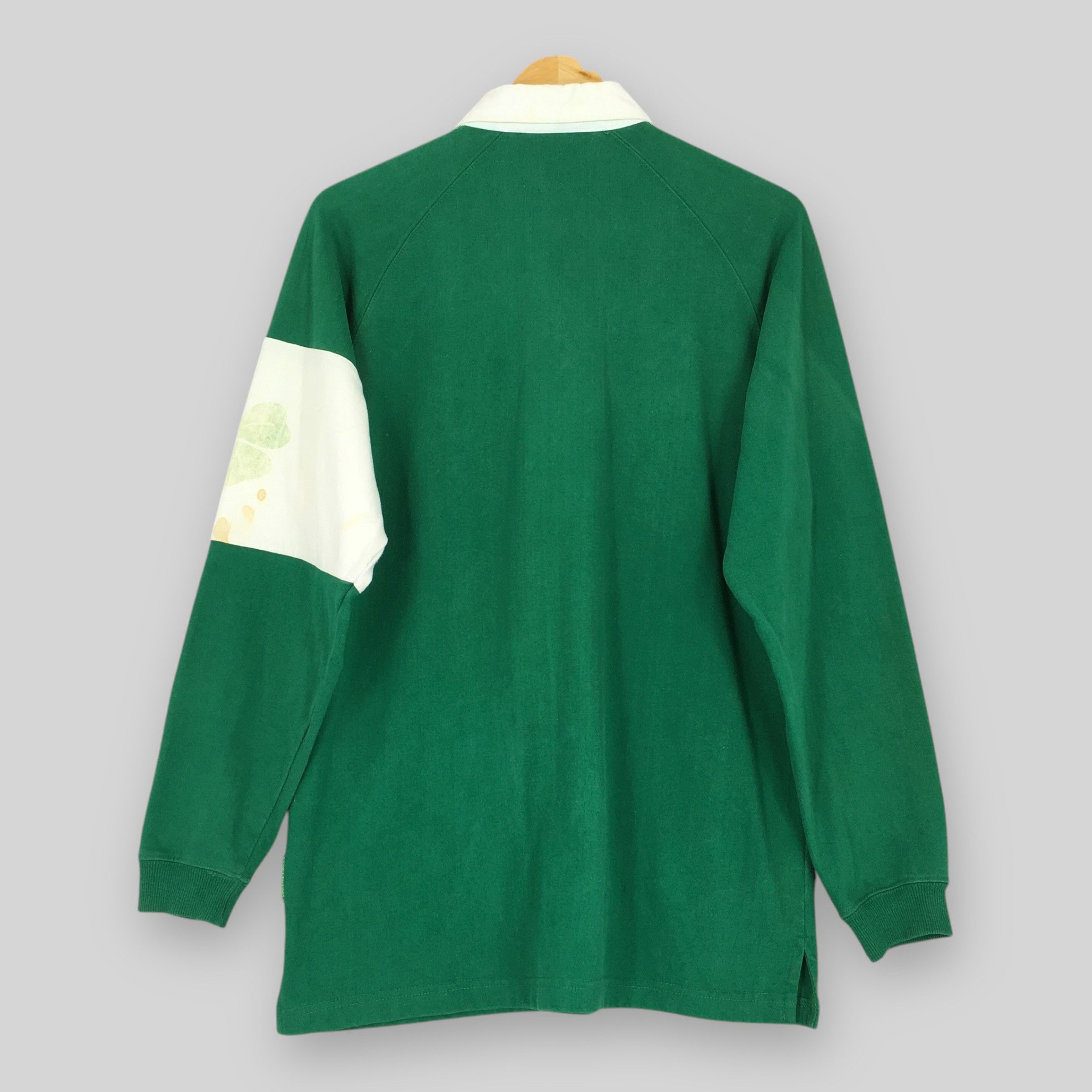 Vintage Vintage IRB Ireland Rugby World Cup Polo Shirt Medium Size US M / EU 48-50 / 2 - 9 Thumbnail