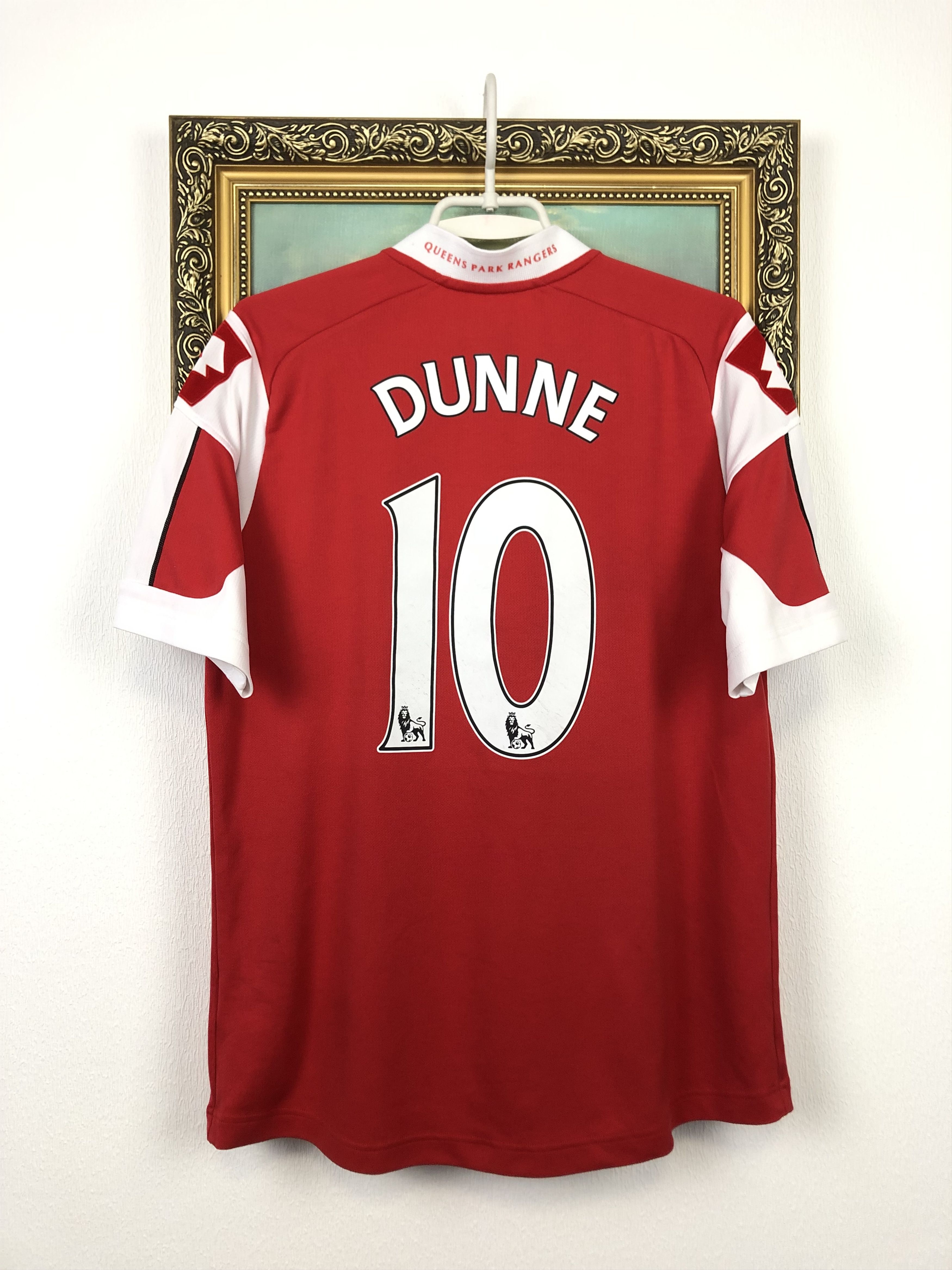 Queens Park Rangers football shirt 2012 #10 Dunne Jersey