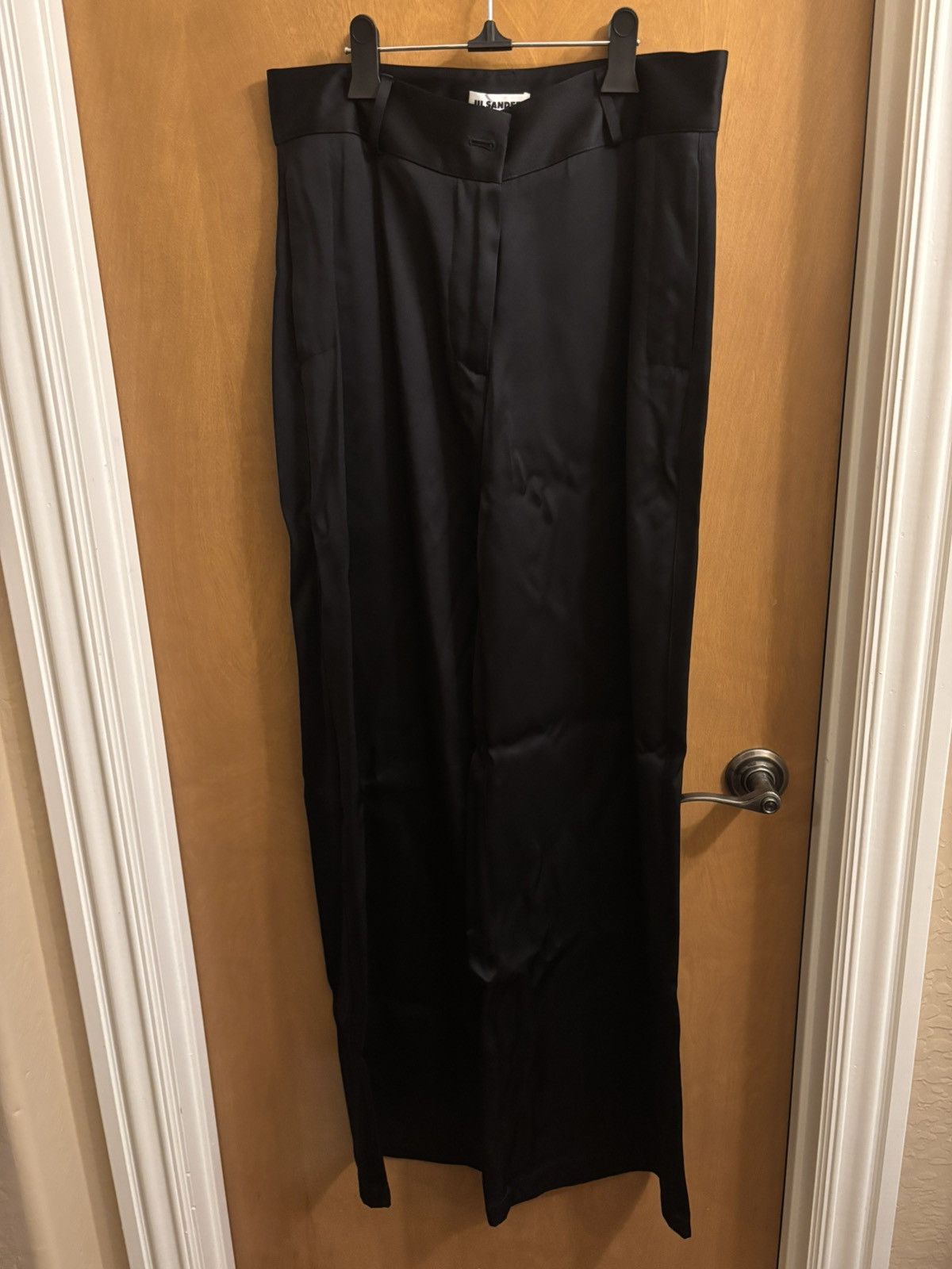 Jil Sander Jil Sander Wide-Leg Twill Trousers Size 30" / US 8 / IT 44 - 4 Thumbnail