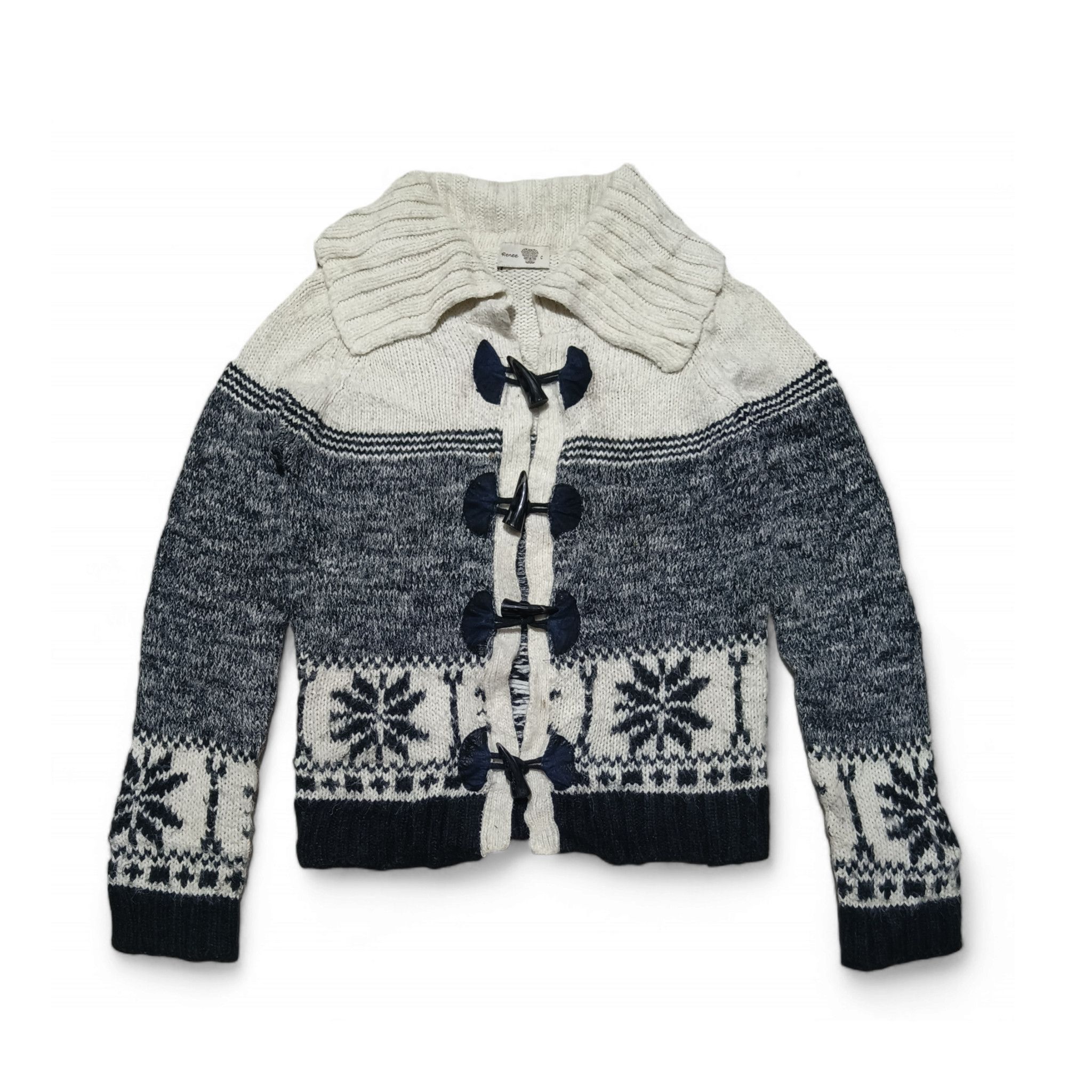 Other Vintage 90s RENEE Aztec Navajo Ethnic Motifs Knit Sweater Size US S / EU 44-46 / 1 - 1 Thumbnail