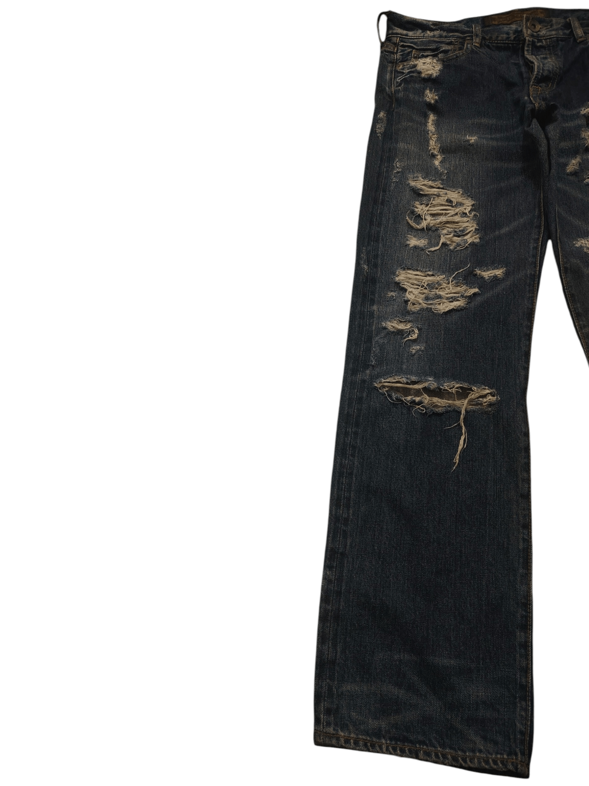 GOA Rare!!! Genuine Vintage Goa Distressed Jeans Selvedge denim Size US 30 / EU 46 - 6 Thumbnail