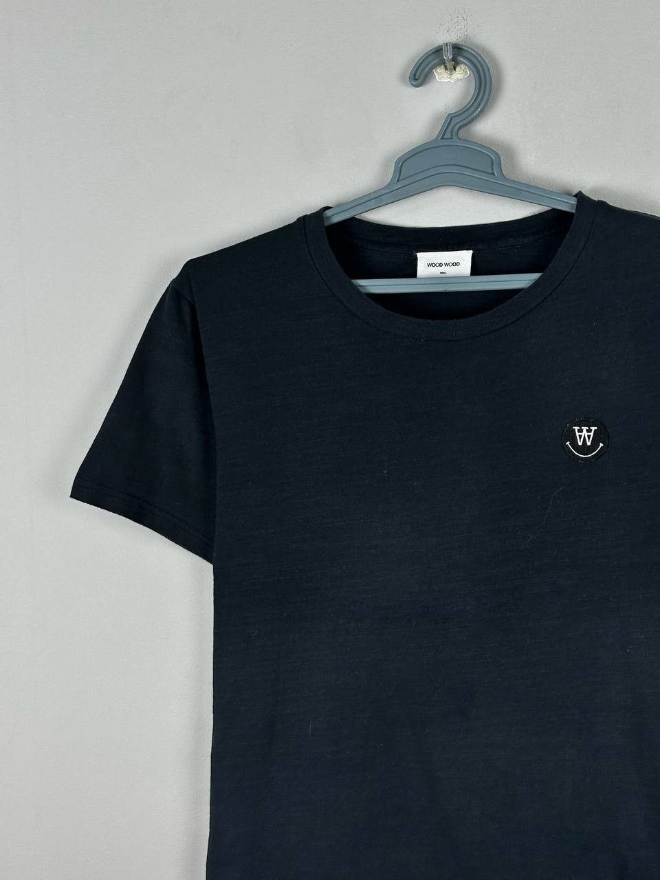 Wood Wood Wood Wood Black Cotton Logo T Shirt Made In Portugal Size US S / EU 44-46 / 1 - 3 Thumbnail