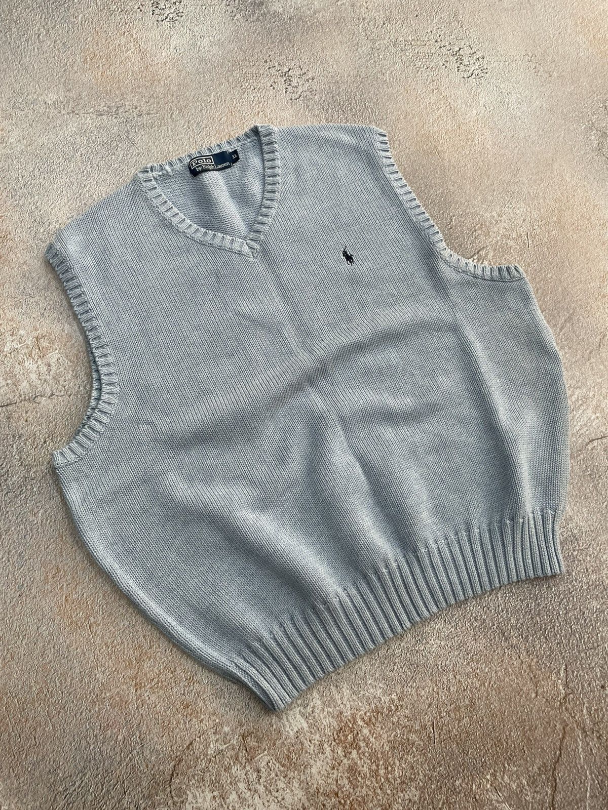 Polo Ralph Lauren Vintage Polo Ralph Lauren Heavy Cotton Knit Sweater Size US XL / EU 56 / 4 - 1 Thumbnail