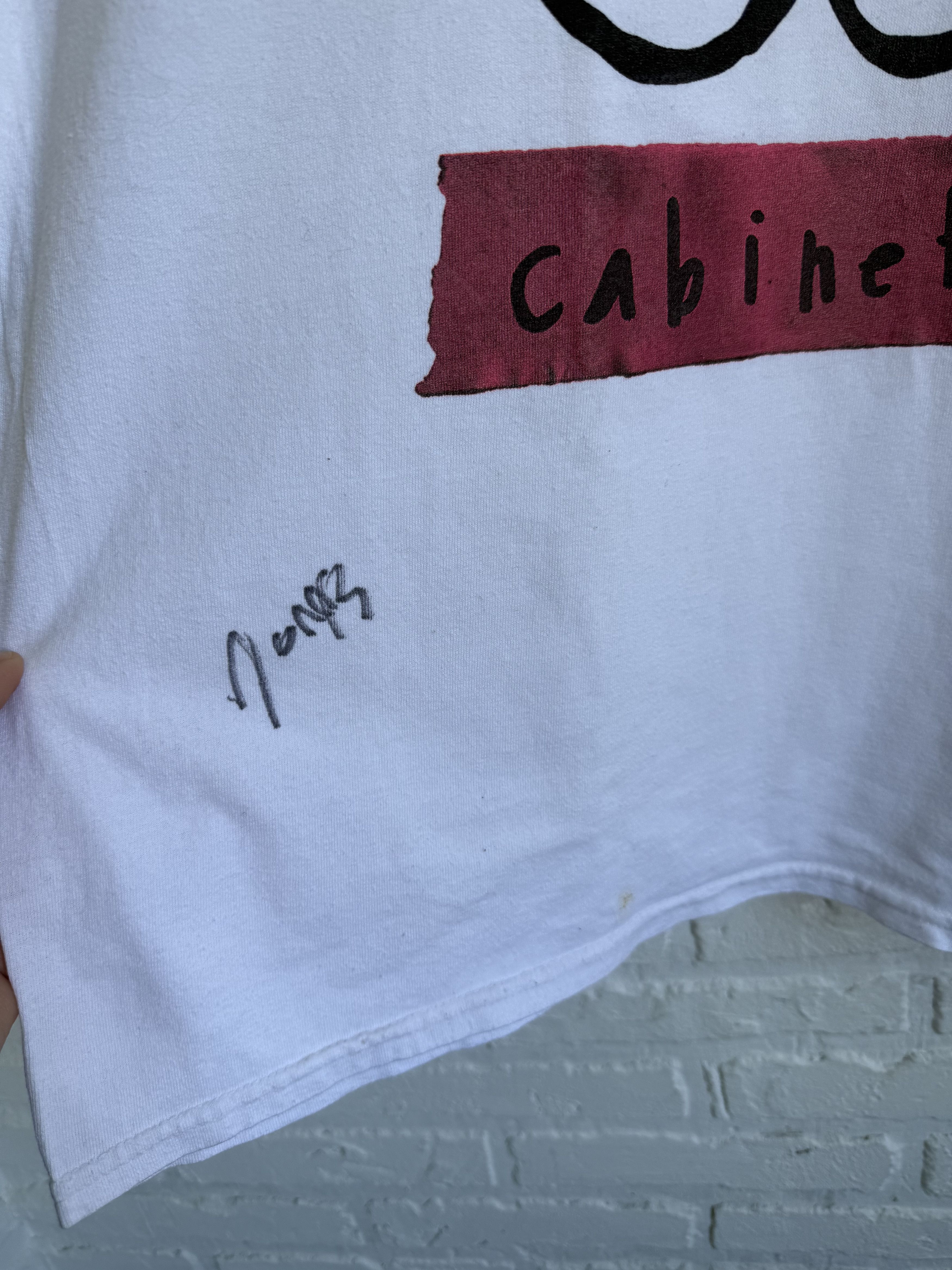 Band Tees Cabinets Band T-Shirt Signed Autograph Size US L / EU 52-54 / 3 - 3 Thumbnail