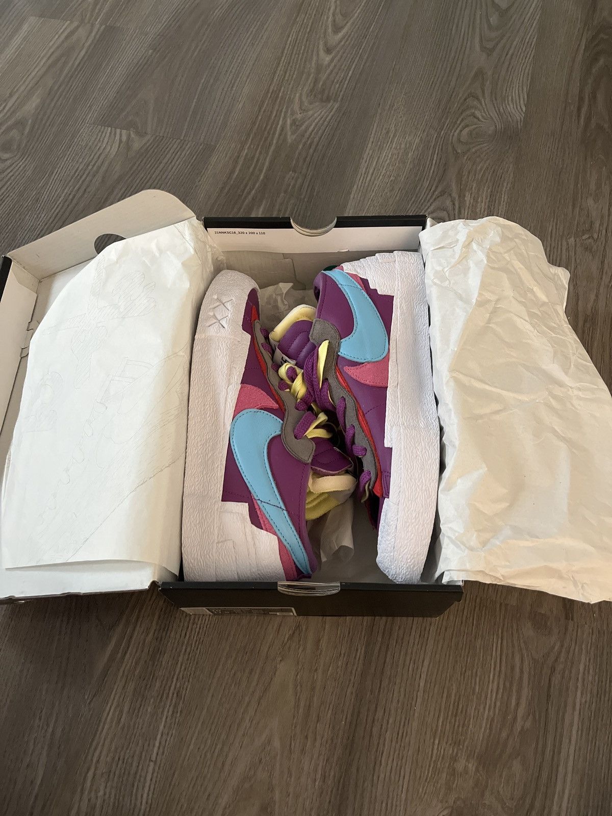 Kaws × Nike Nike Blazer Low / Sacai/ Kaws Size US 10 / EU 43 - 1 Thumbnail