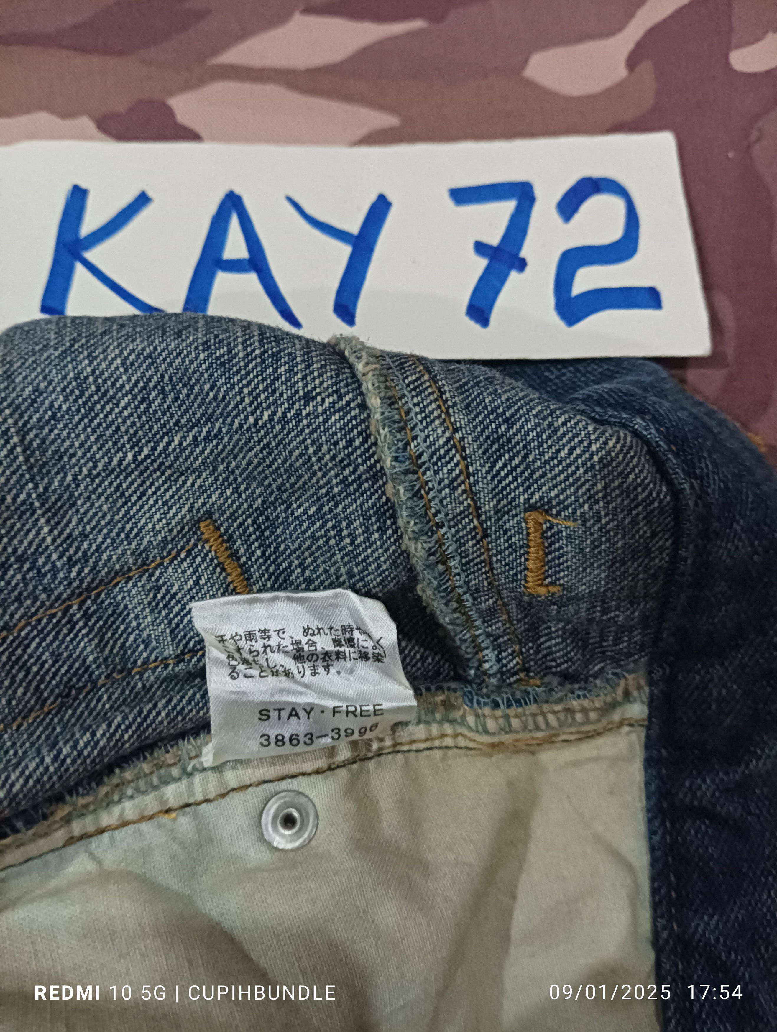 Japanese Brand SEX POT REVENGE DENIM JEANS Size US 32 / EU 48 - 15 Thumbnail
