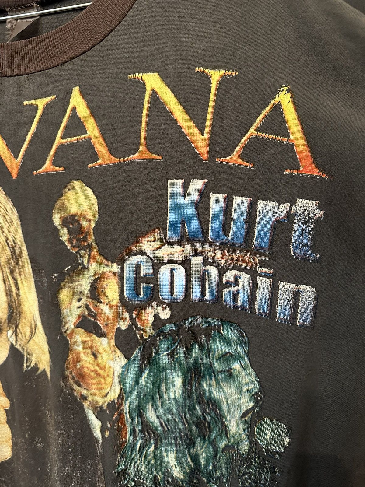 Vintage Vintage Nirvana Kurt Cobain T-Shirt Size US XL / EU 56 / 4 - 6 Thumbnail