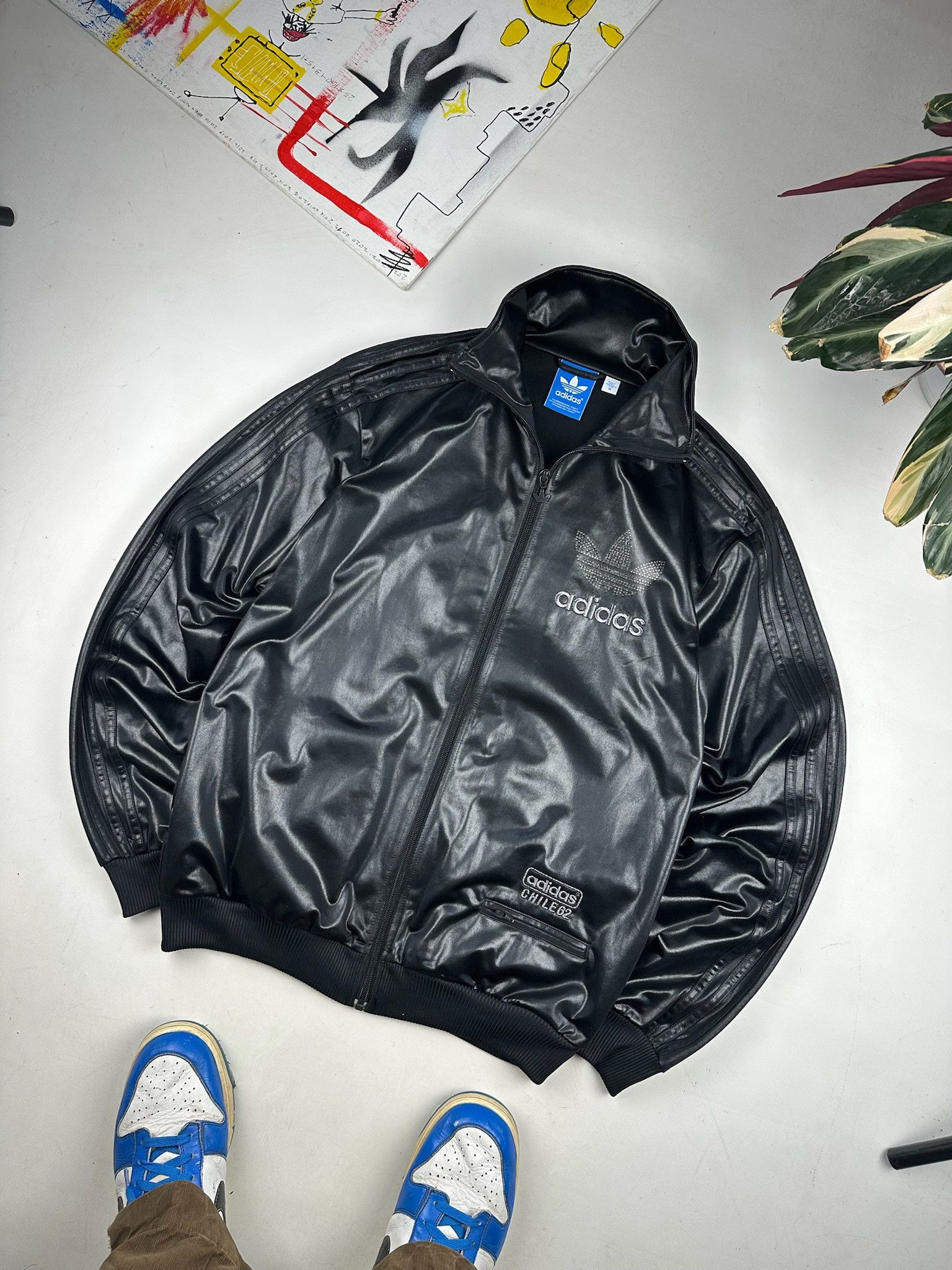 Adidas Vintage Adidas Chile 62 Rare Track Jacket Big Logo Y2K Size US M / EU 48-50 / 2 - 7 Thumbnail