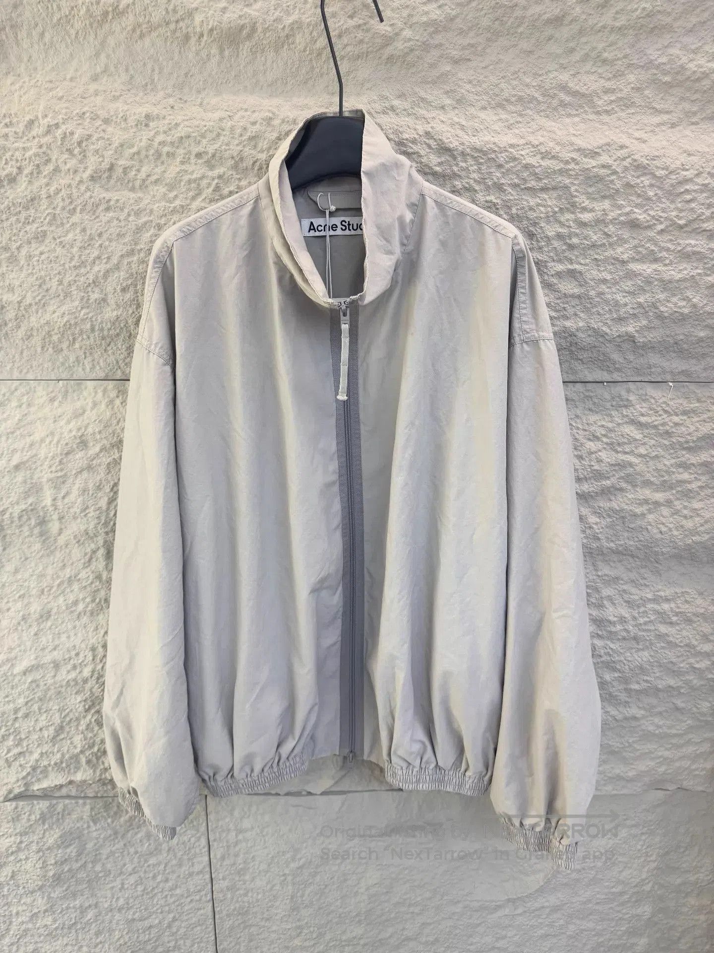 Acne Studios Gray Lightweight Zip-Up Jacket - Size S. Size US S / EU 44-46 / 1 - 1 Thumbnail
