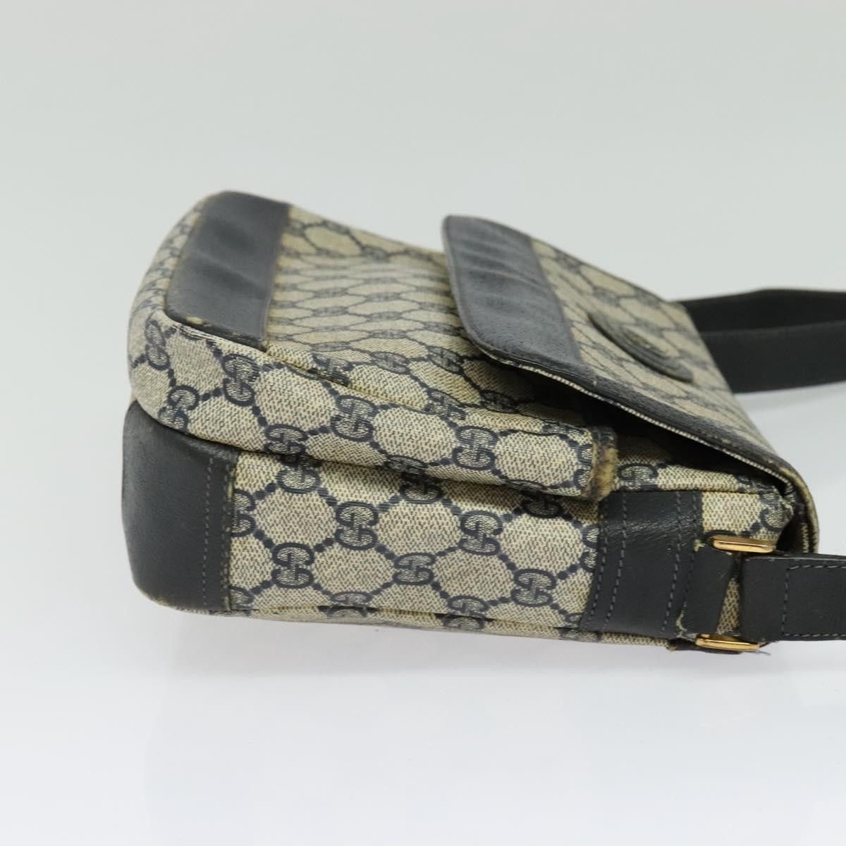 Gucci GUCCI GG Supreme Shoulder Bag Pvc Navy Gold Size ONE SIZE - 5 Thumbnail