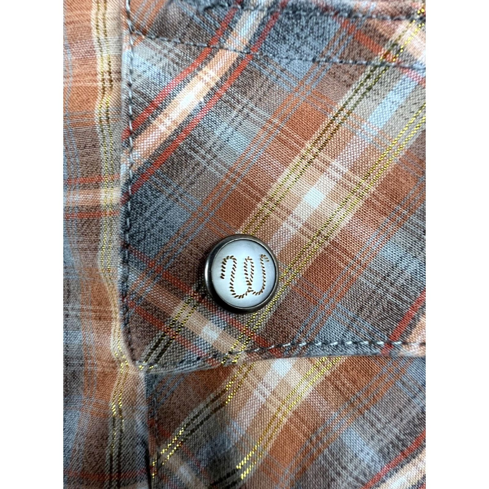 Wrangler VINTAGE Wrangler Shirt Mens Plaid Western Pearl Snap Long Sleeve Casual Read Size US XL / EU 56 / 4 - 4 Thumbnail