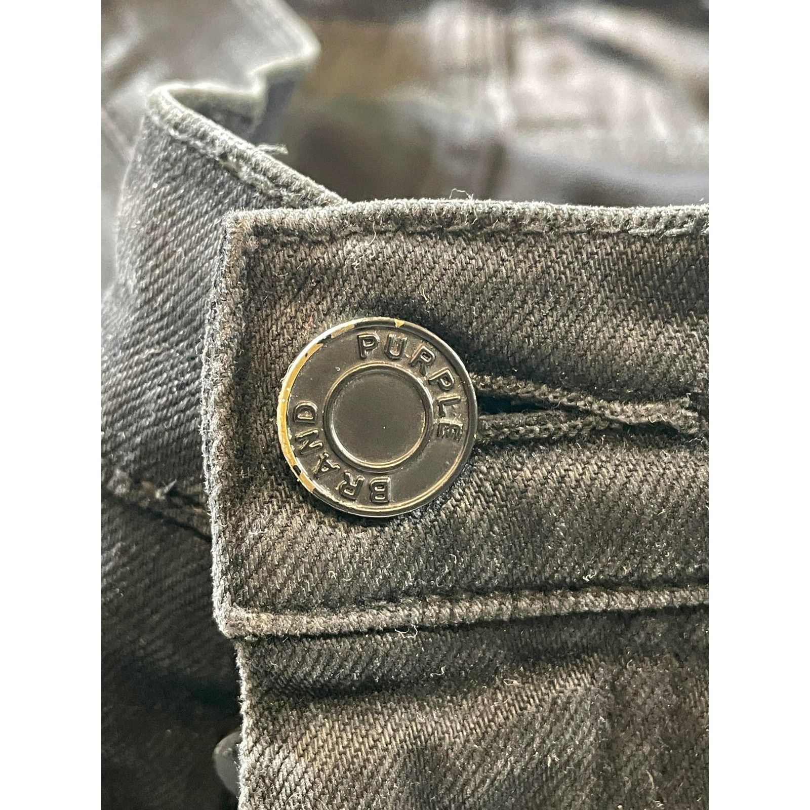 Purple Brand Purple Brand No Back Tab Black Jeans Size US 26 / EU 42 - 10 Thumbnail