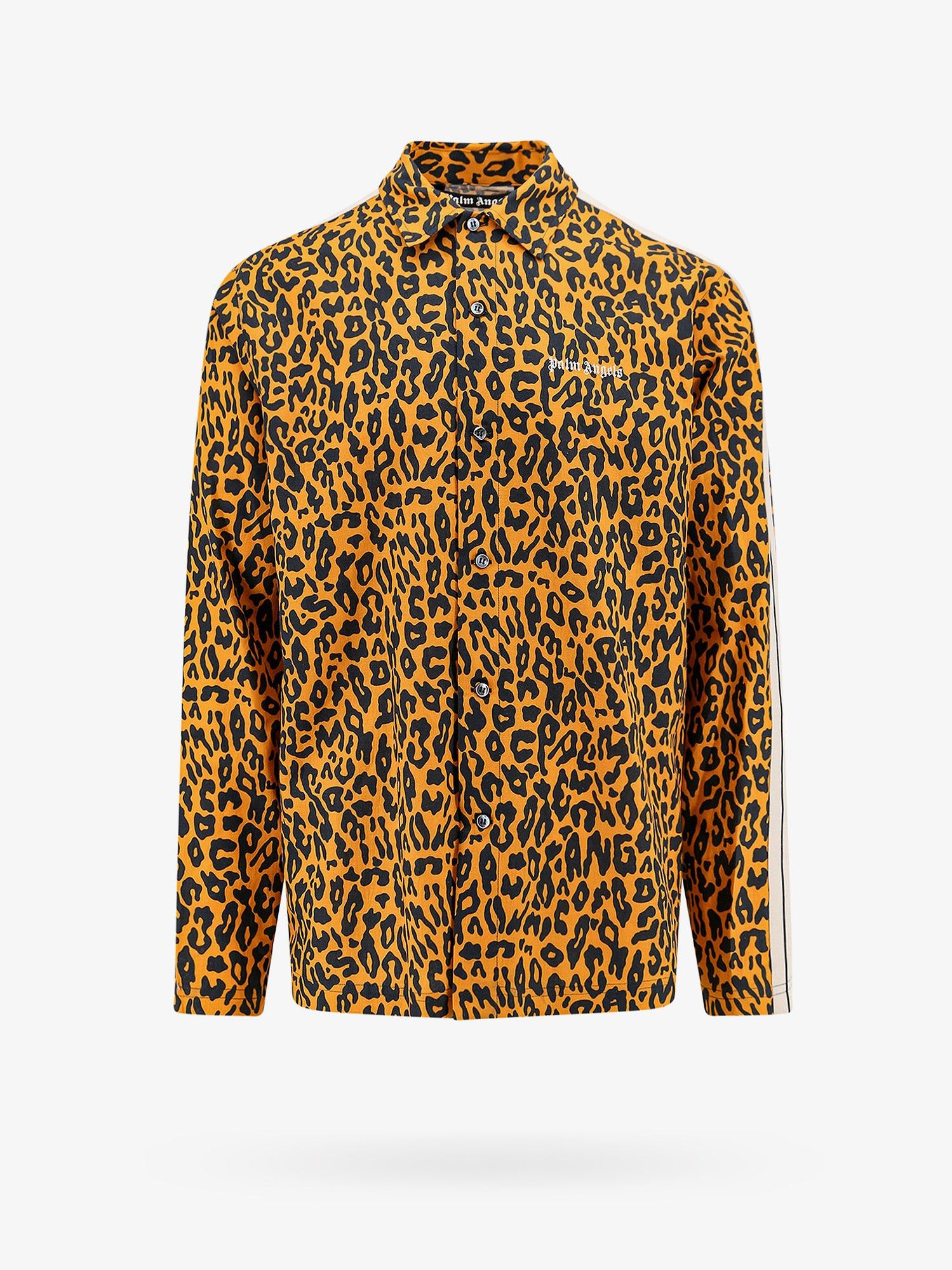 image of Palm Angels Shirt Man Orange Shirts, Men's (Size Large)