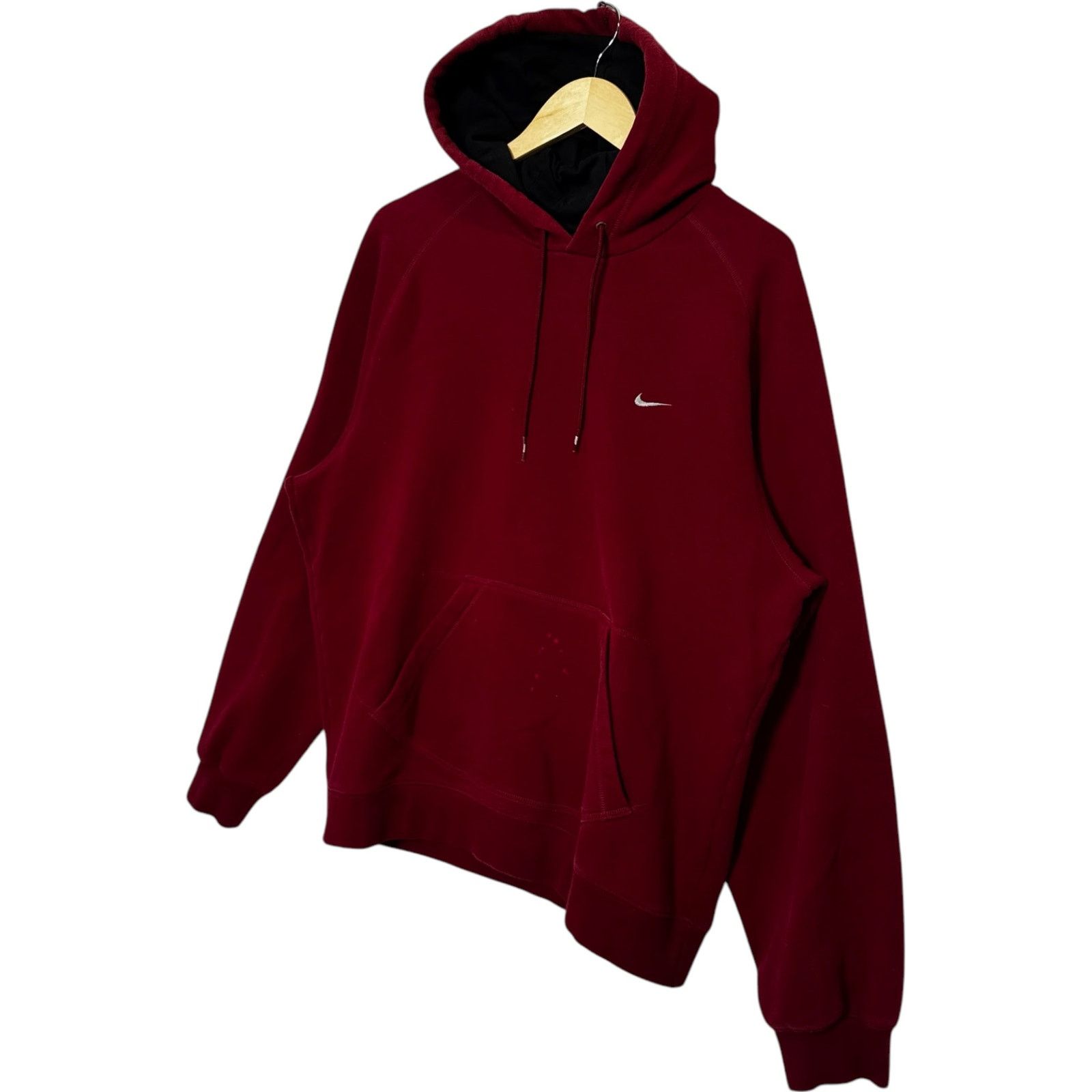 Nike Vintage Nike Mini Swoosh Pullover Hoodie L Size US L / EU 52-54 / 3 - 3 Thumbnail