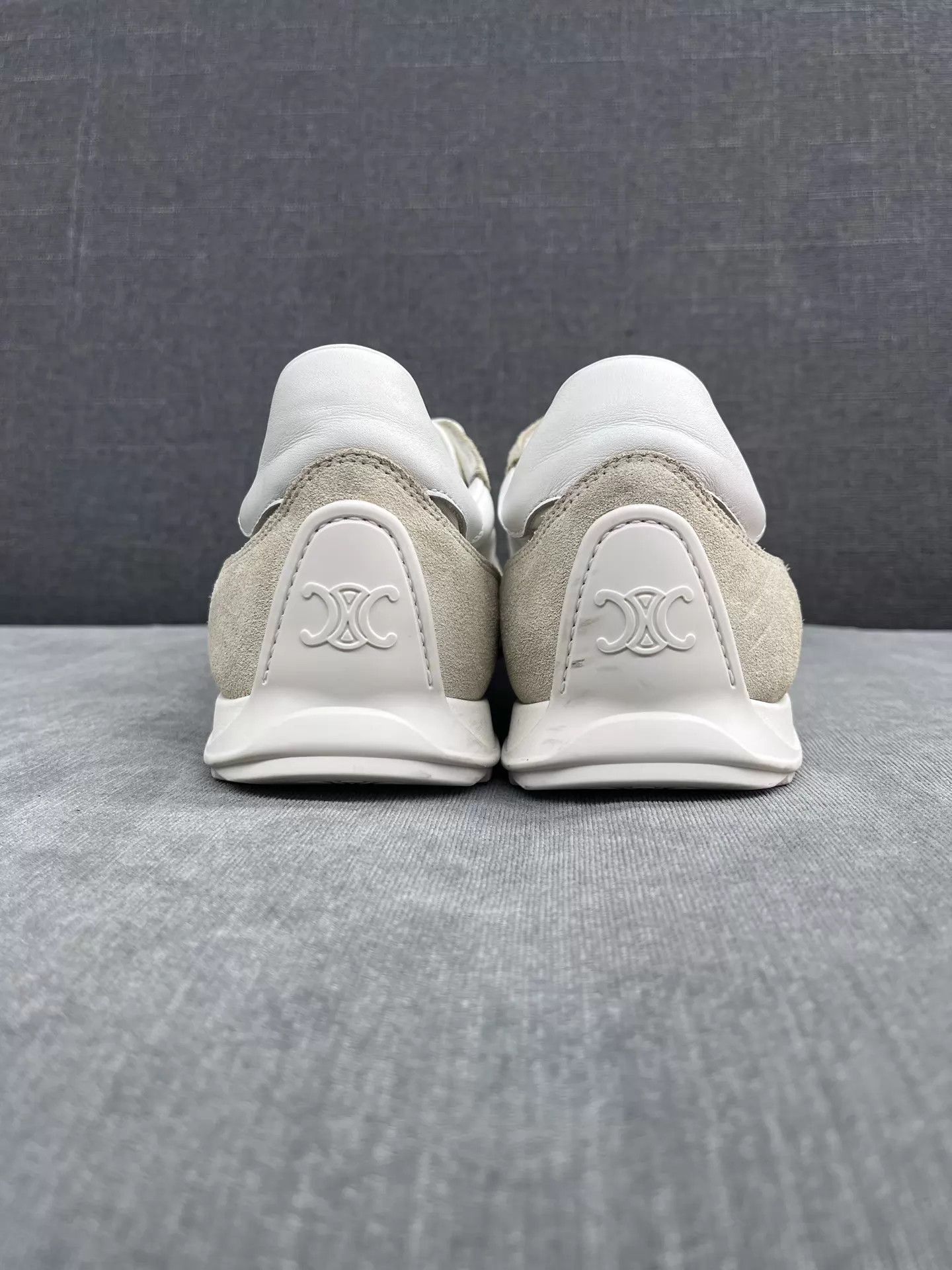 Celine CELINE Racer Triomphe Sneaker Ivory 43 99 New Size US 10 / EU 43 - 5 Thumbnail