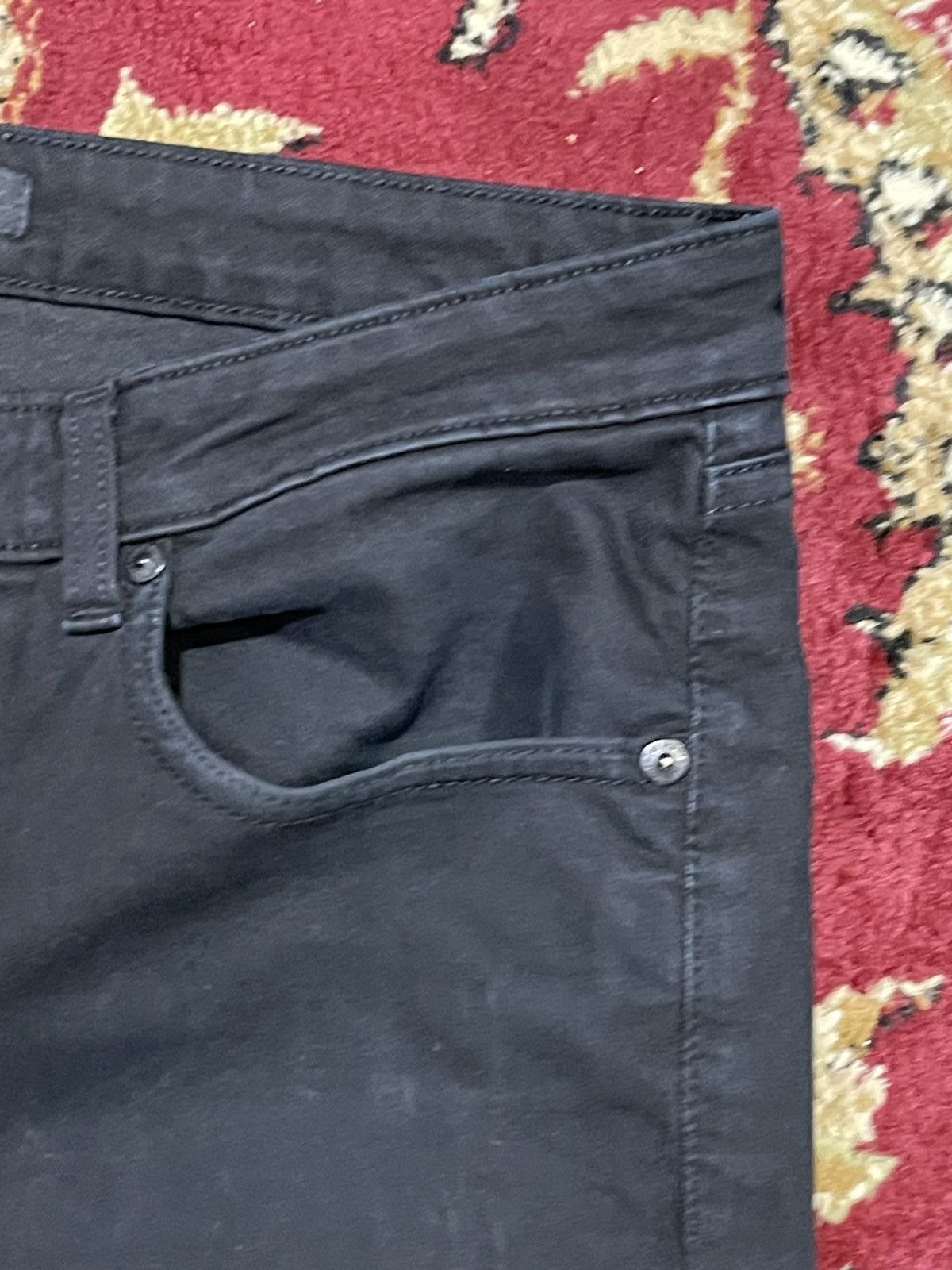 MONFRERE Black Noir Monfrere Dinero Jeans Size US 32 / EU 48 - 4 Thumbnail