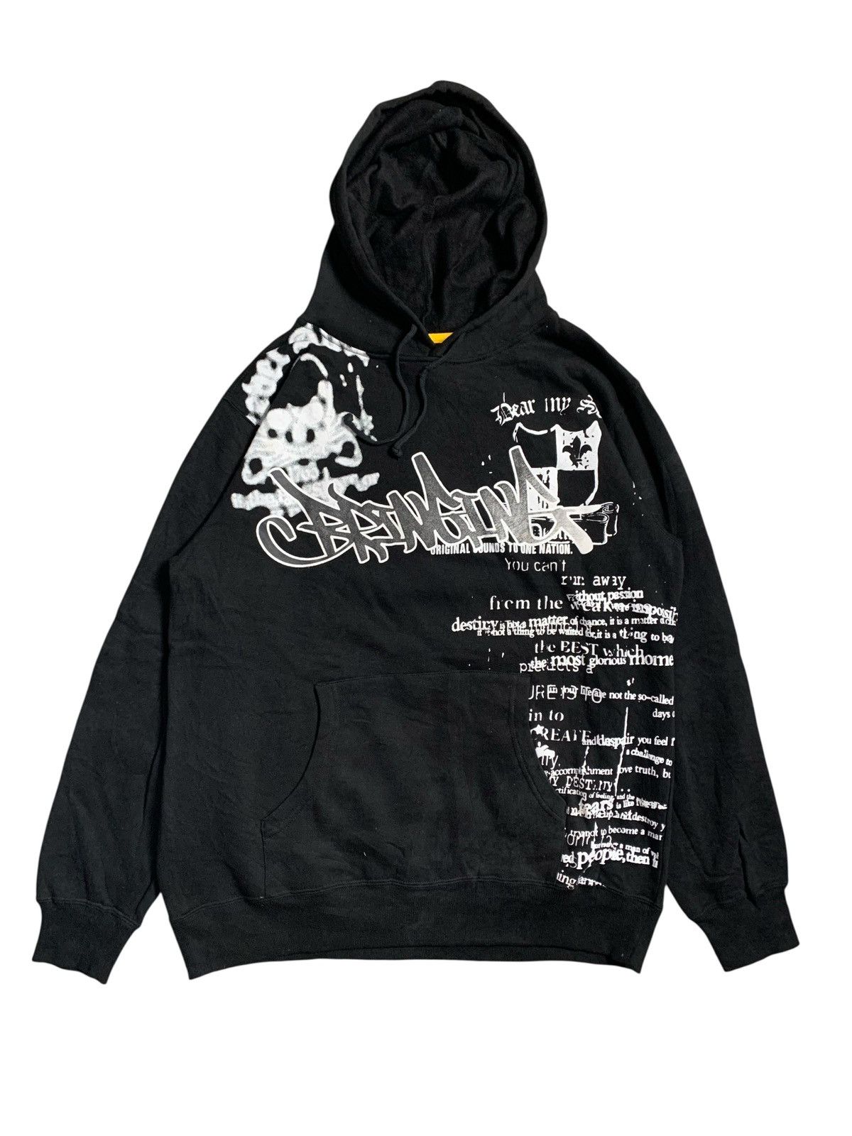 Hysteric Glamour Archive SORRIDERE POEM BLACK HOODIE IFSIX LGB KMRII STYLE Size US L / EU 52-54 / 3 - 1 Thumbnail